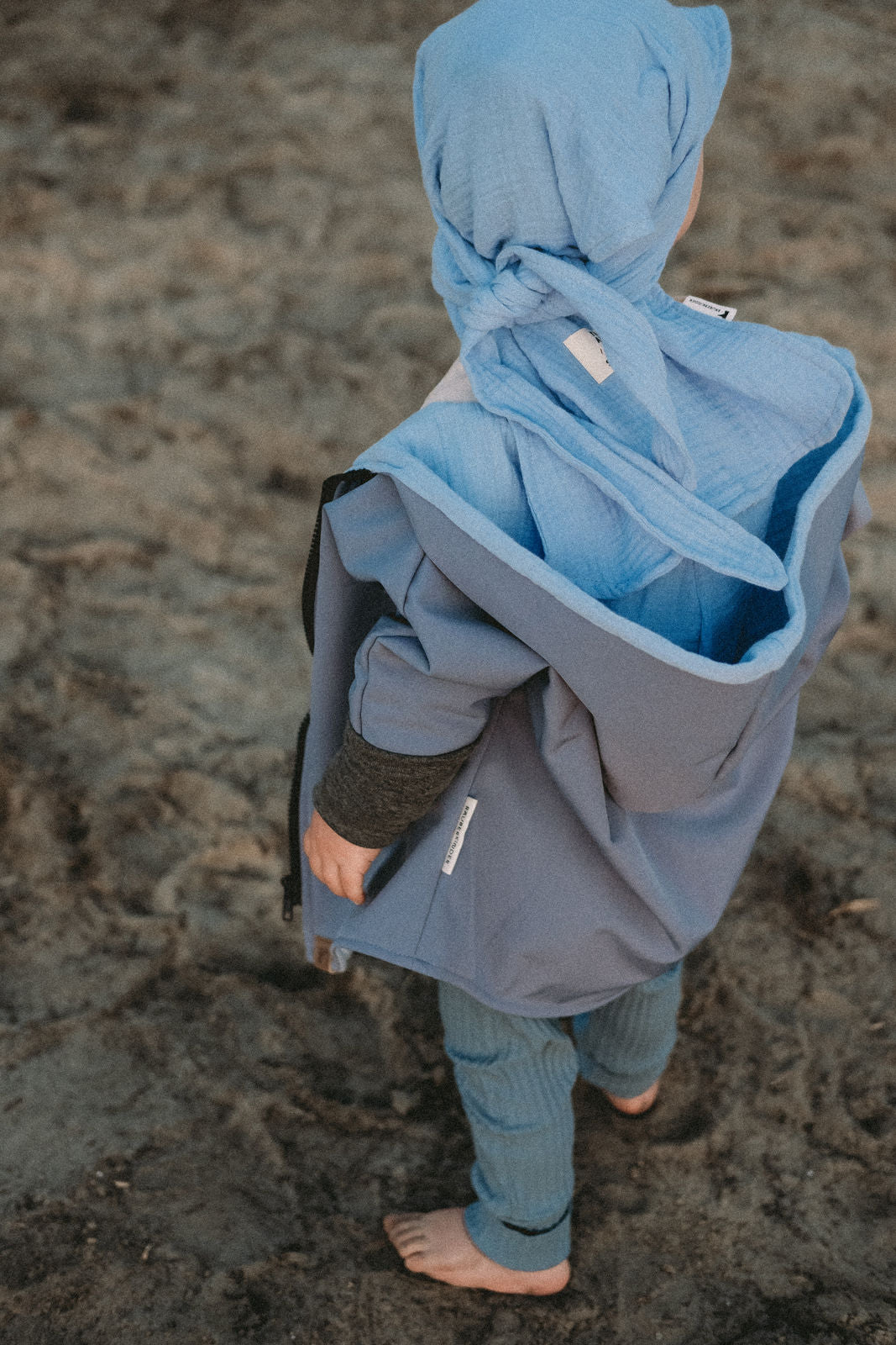 Musselin-Bandana mit XXL Nackenschutz