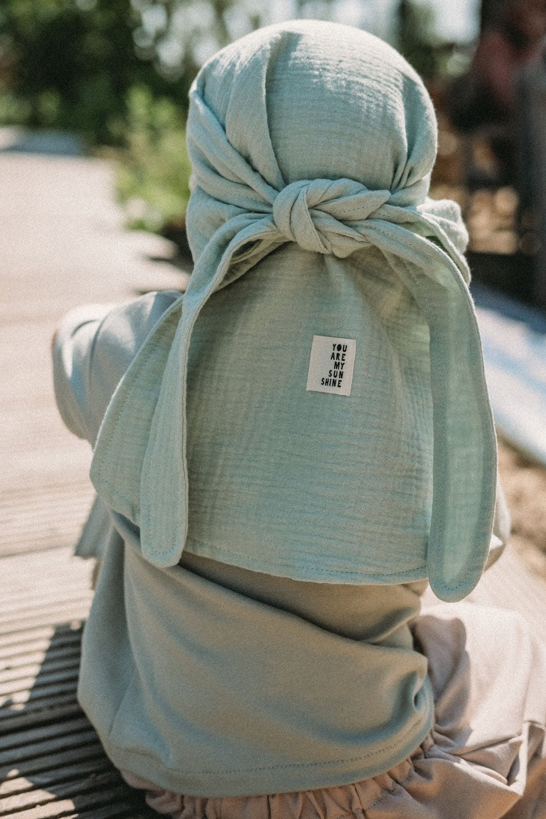 Musselin-Bandana mit XXL Nackenschutz
