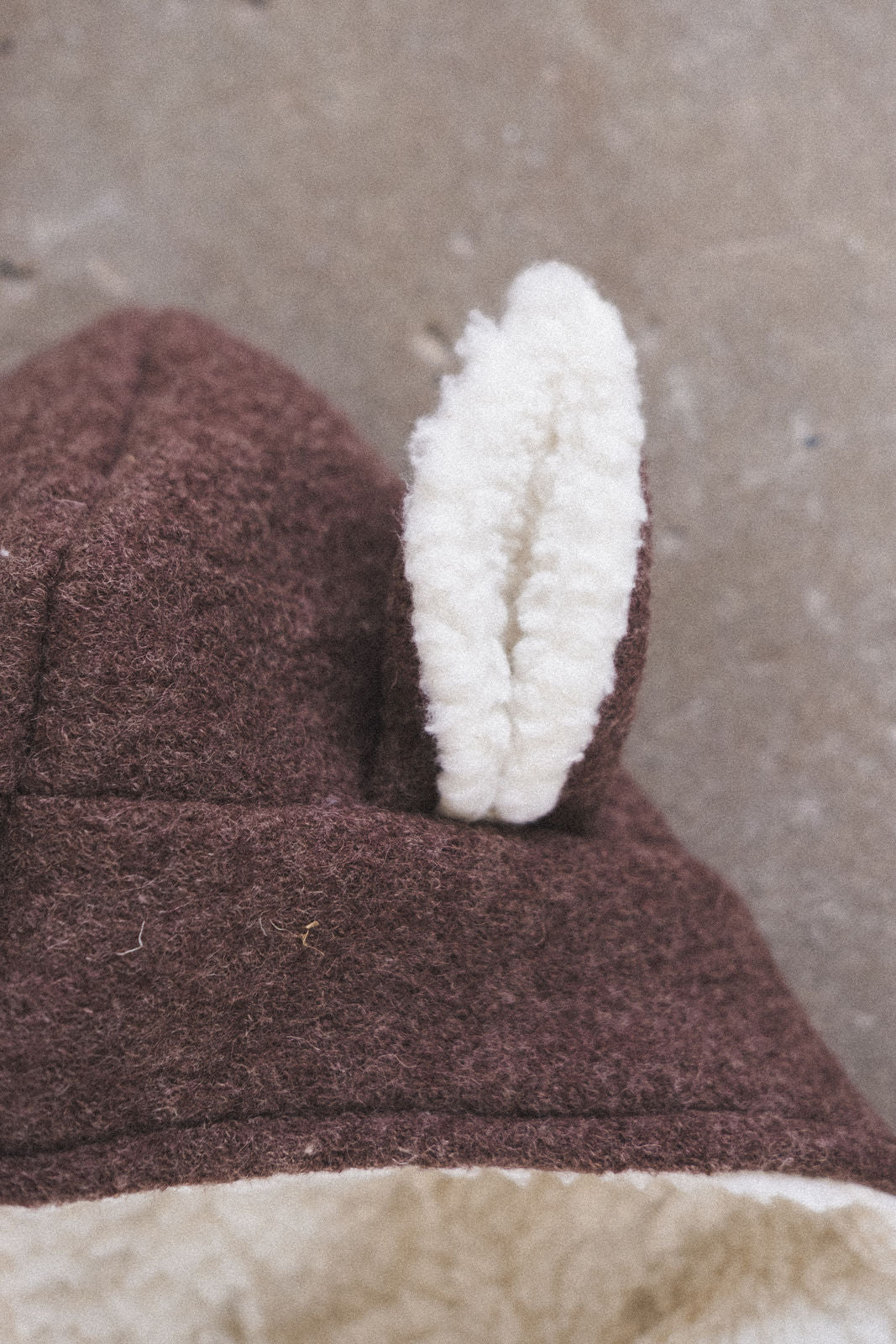 Wollwalkoverall flauschiges Rehkitz