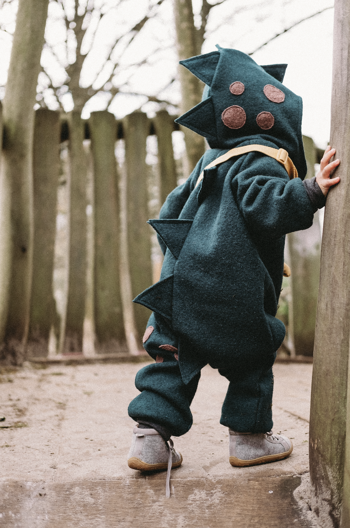 Wollwalkoverall drolliger Dino