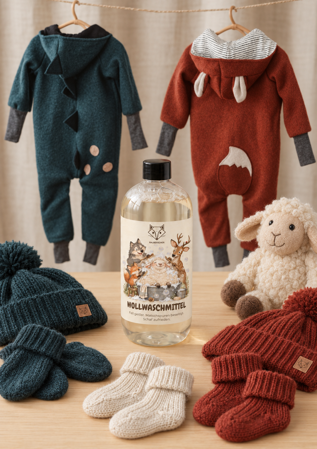 Räuberkinder Wollwaschmittel mit Lanolin