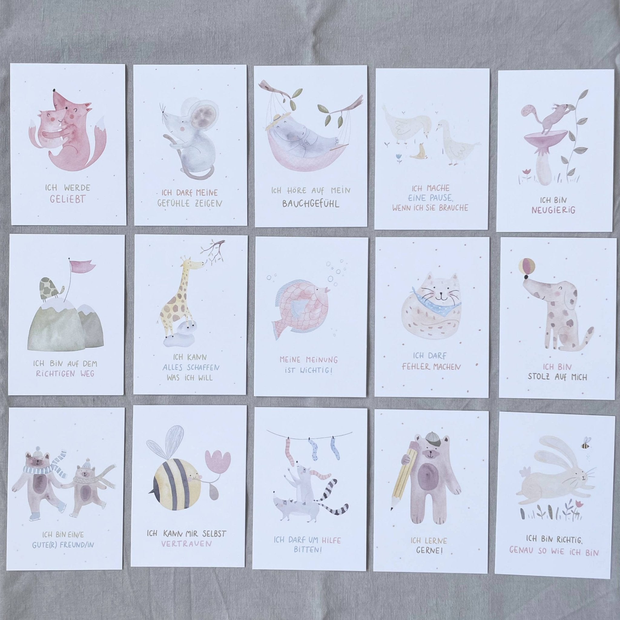 Affirmationskarten für Räuberkinder  - Räuberkinder