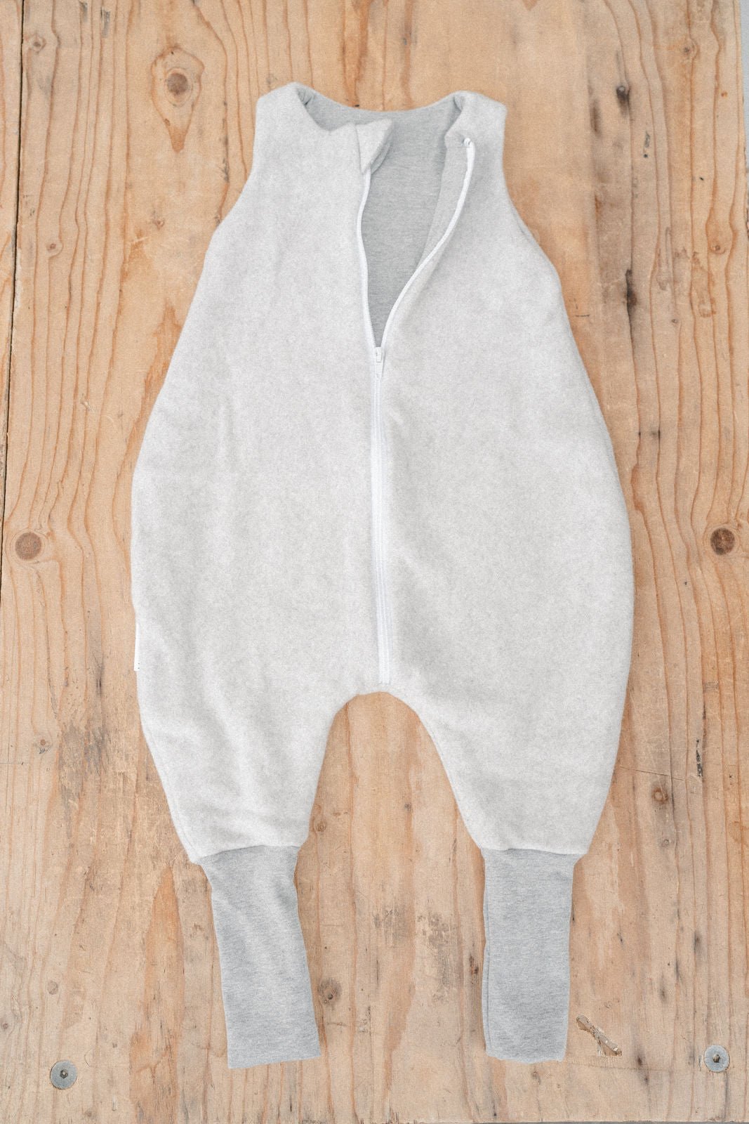 B - Ware / Schlafsack mit Fuß aus 100% GOTS Baumwollfleece - Räuberkinder