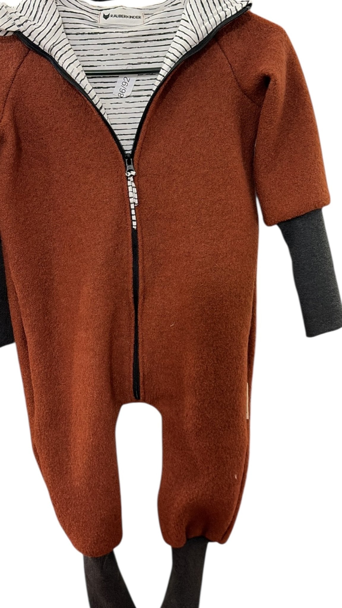 B - Ware / Wollwalk Overall Fuchs 86/92 - Räuberkinder