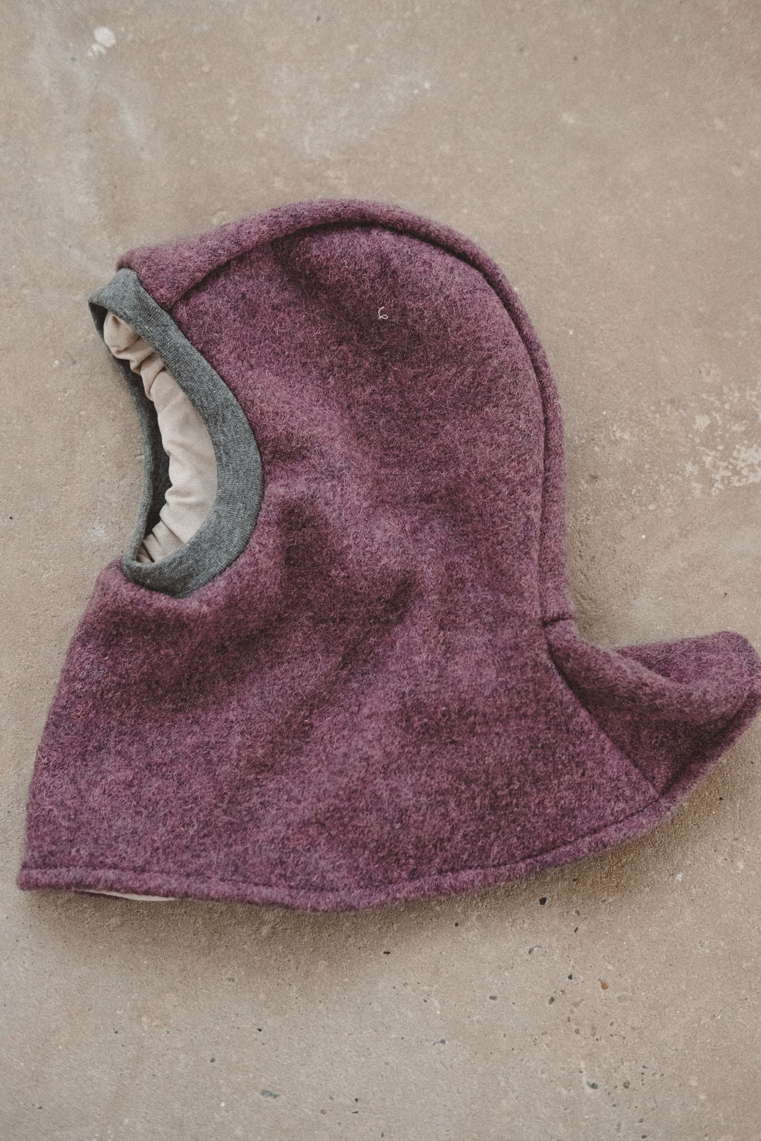 Baklava Mütze aus Wollwalk - Räuberkinder