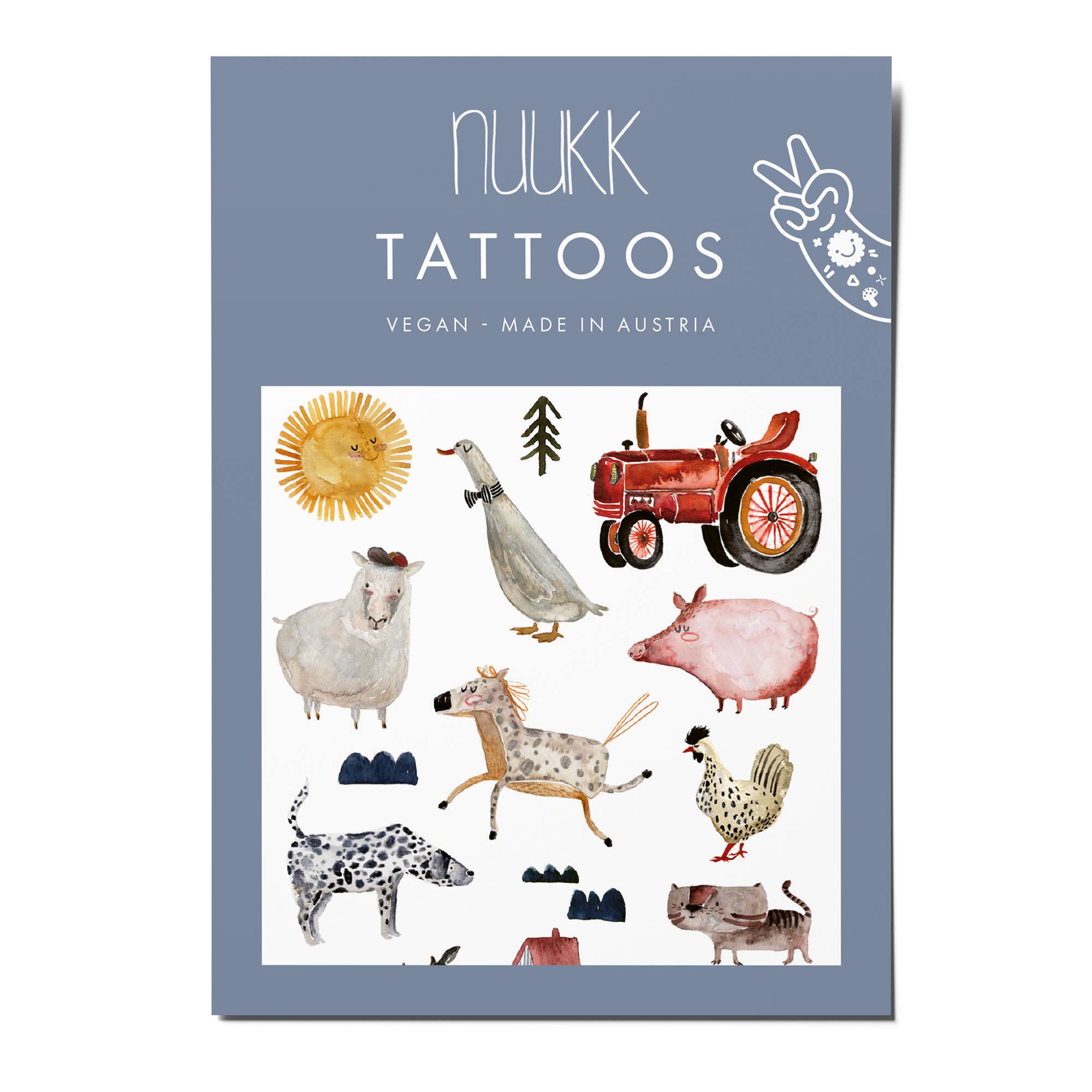 Bio Tattoo Bauernhof - Räuberkinder