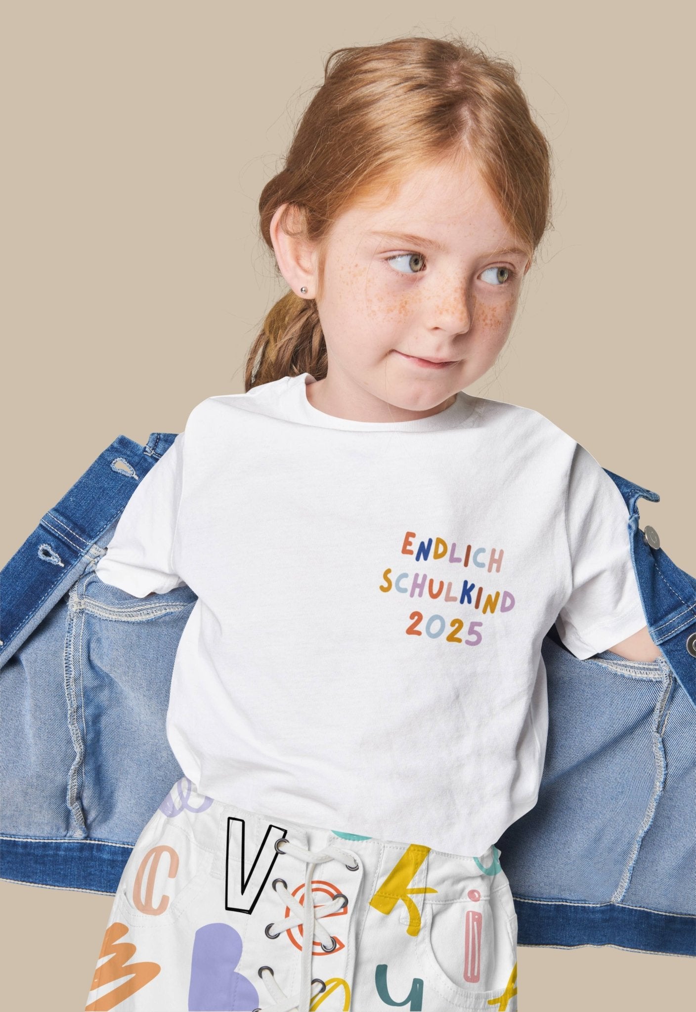 Bügelbild "Endlich Schulkind 2025" Klein - Räuberkinder