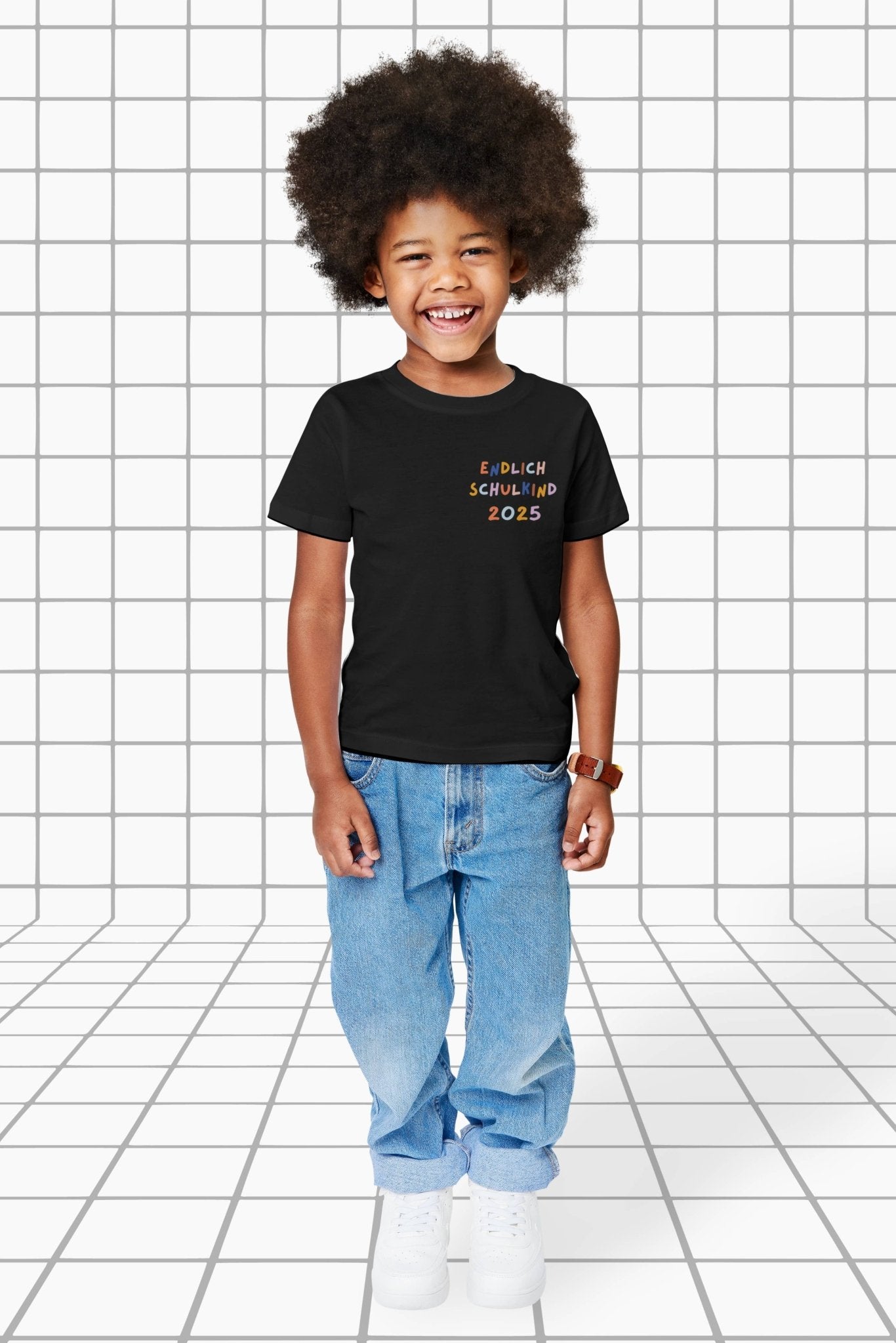 Bügelbild "Endlich Schulkind 2025" Klein - Räuberkinder