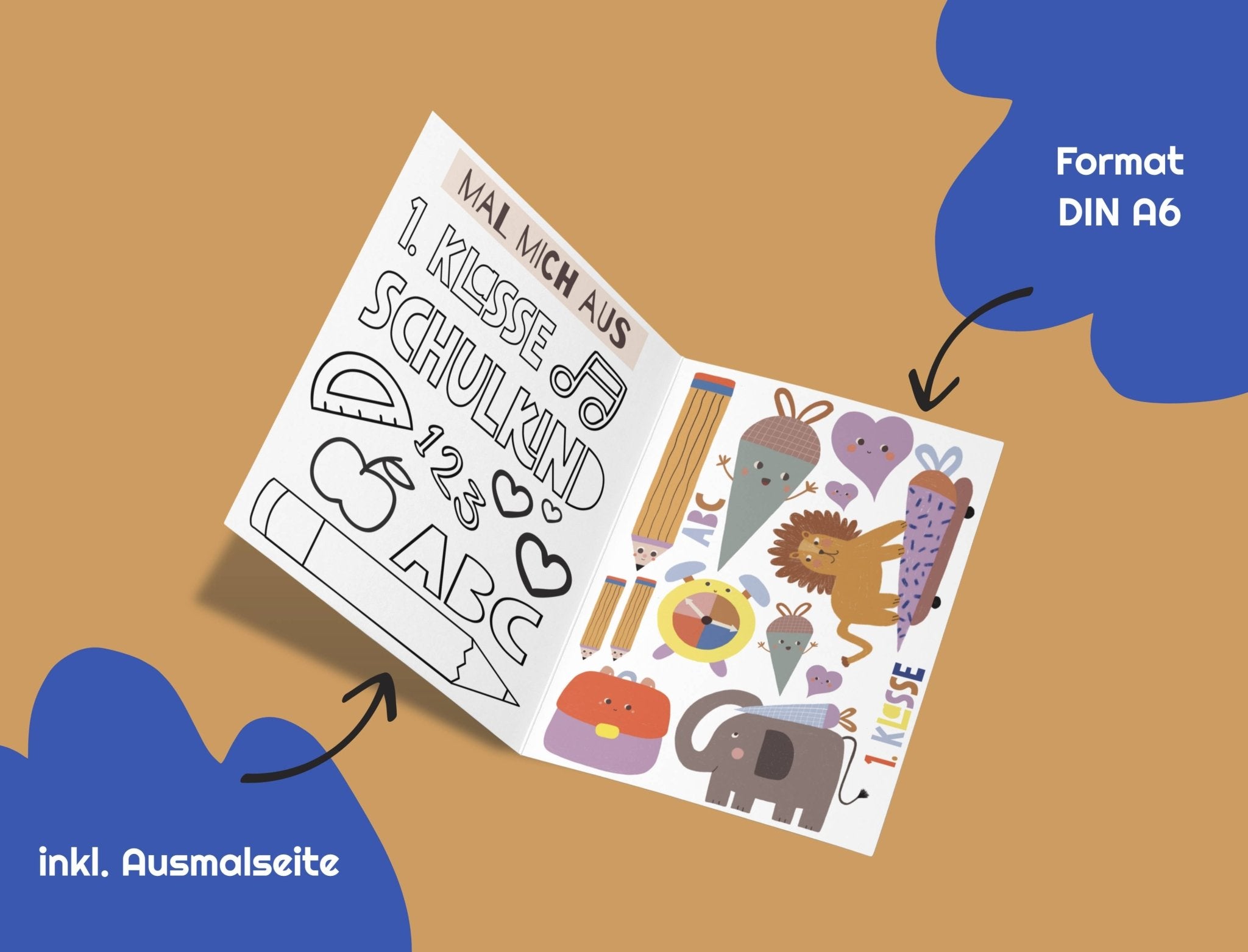 Bügelbild Set "Schulstart" - Räuberkinder