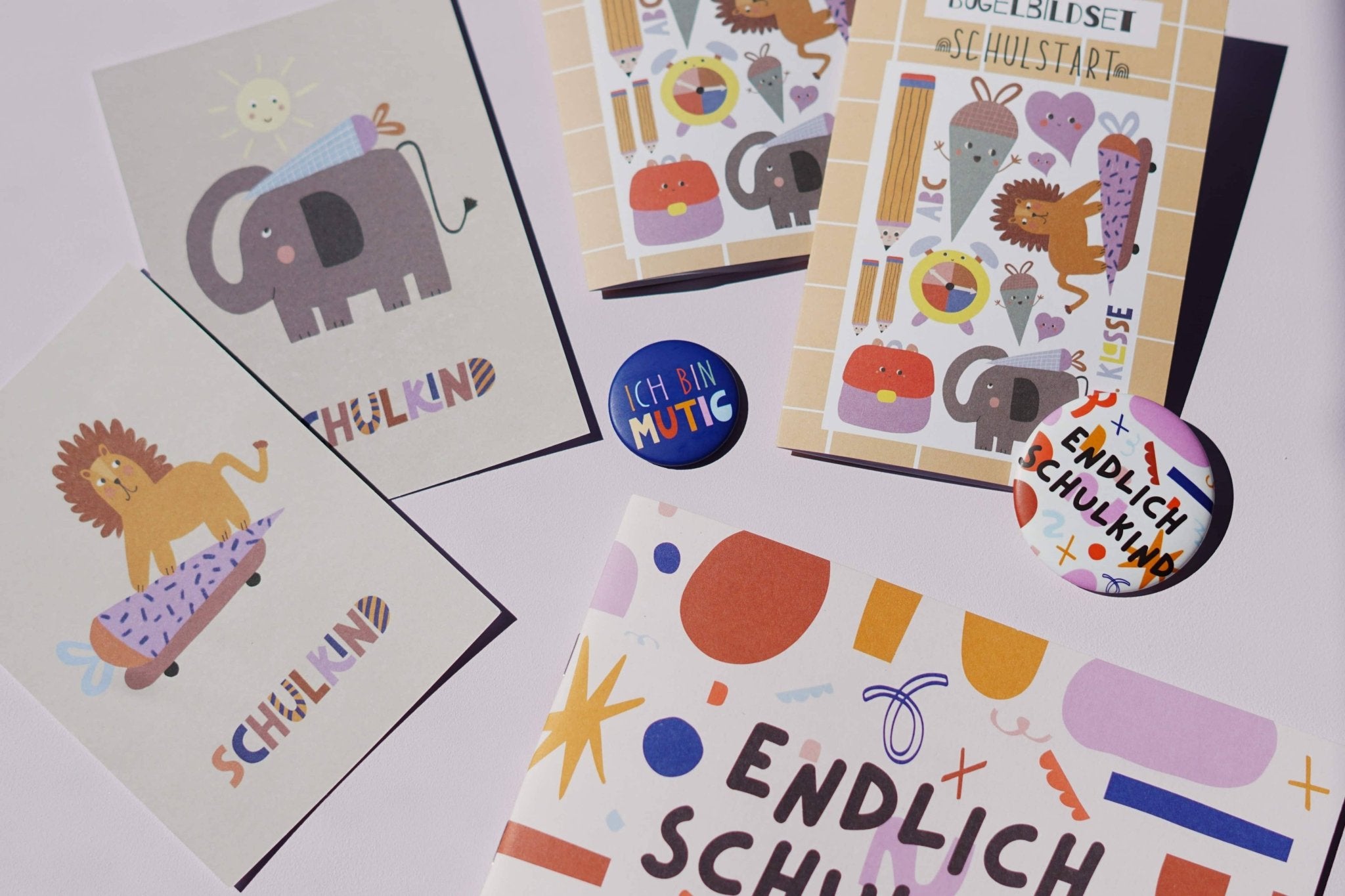 Bügelbild Set "Schulstart" - Räuberkinder