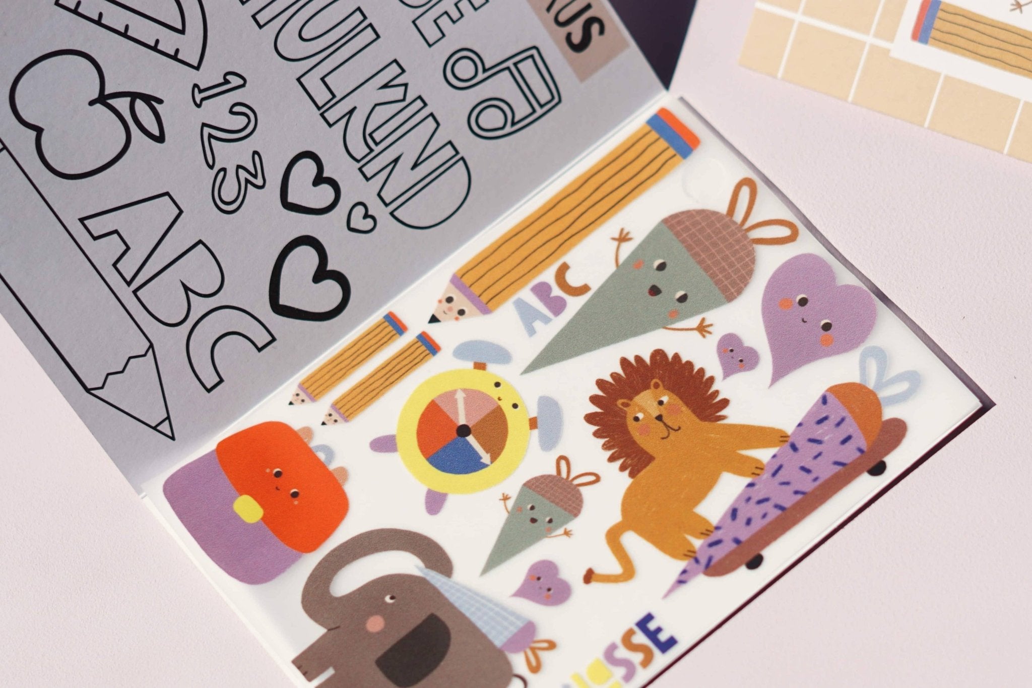 Bügelbild Set "Schulstart" - Räuberkinder