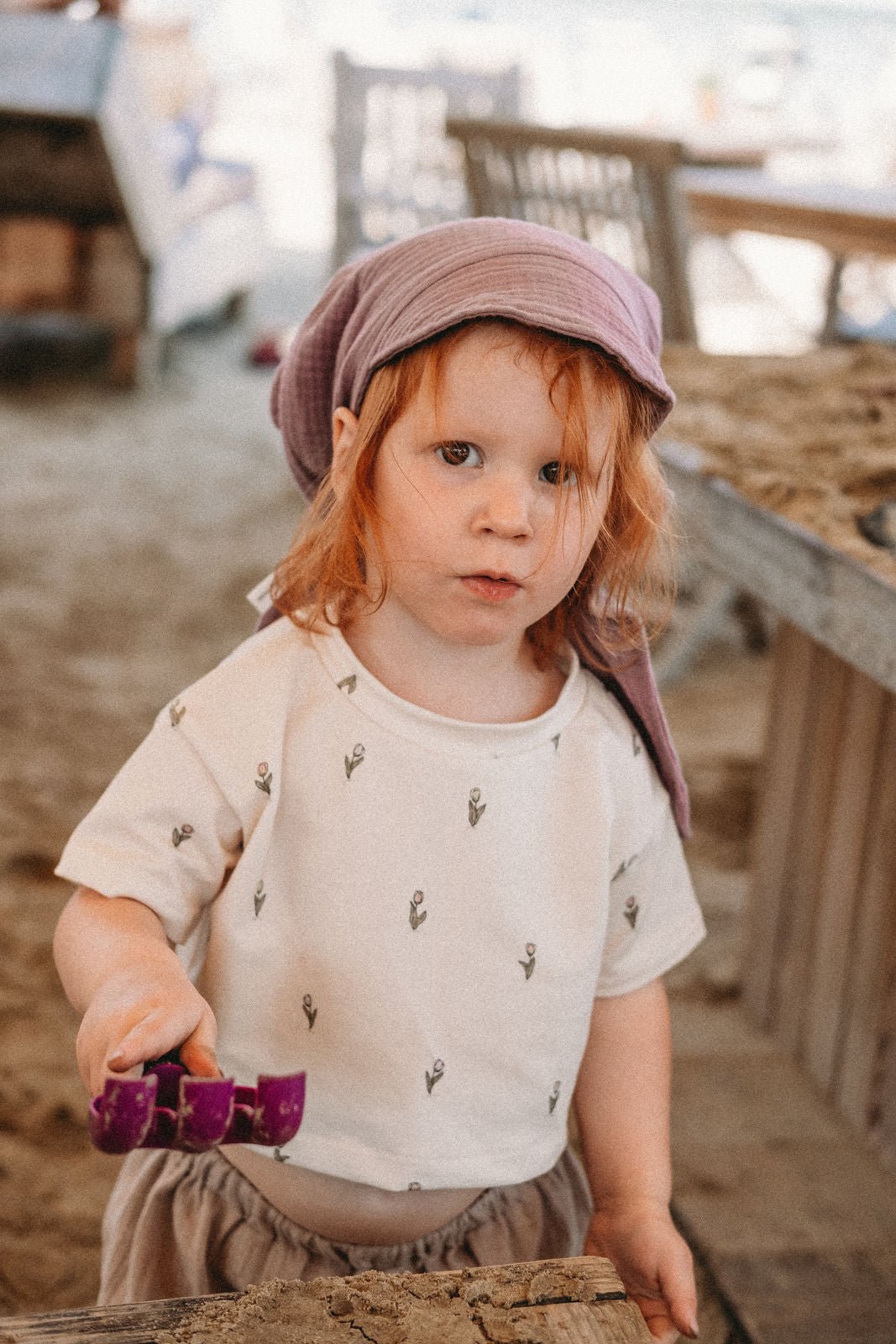 Crop T-Shirt Tulpen - Räuberkinder