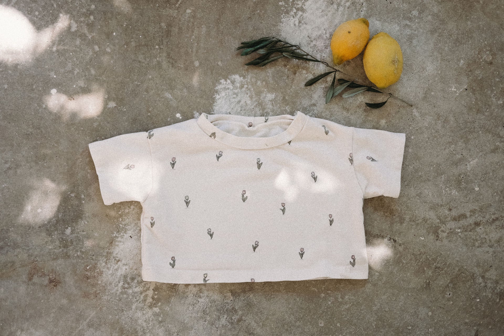 Crop T-Shirt Tulpen - Räuberkinder