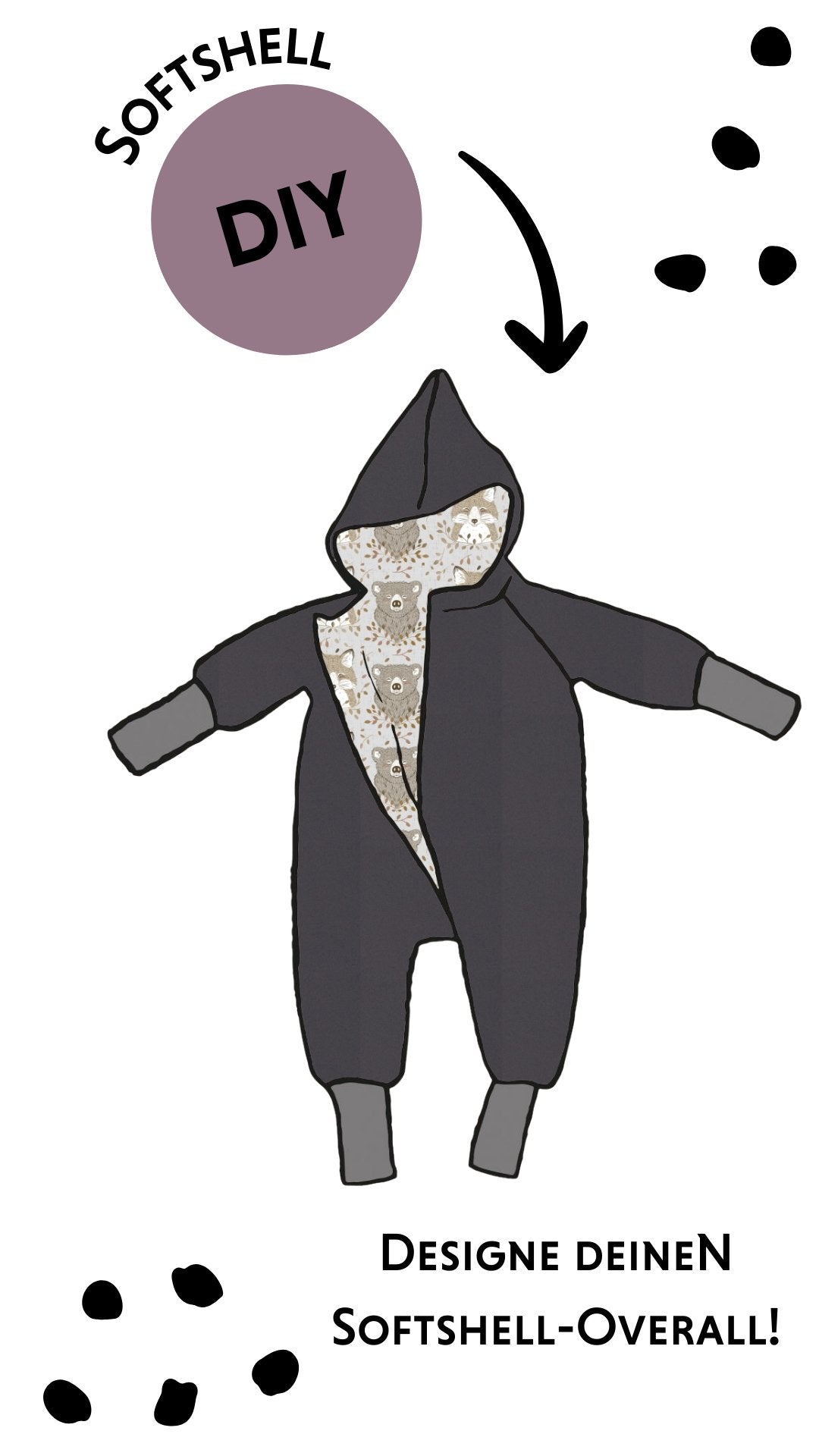 DIY Overall aus Softshell - Konfigurator - Räuberkinder