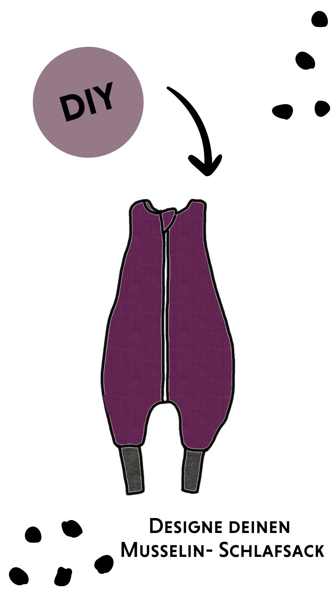 DIY! Schlafsack aus Musselin - Räuberkinder