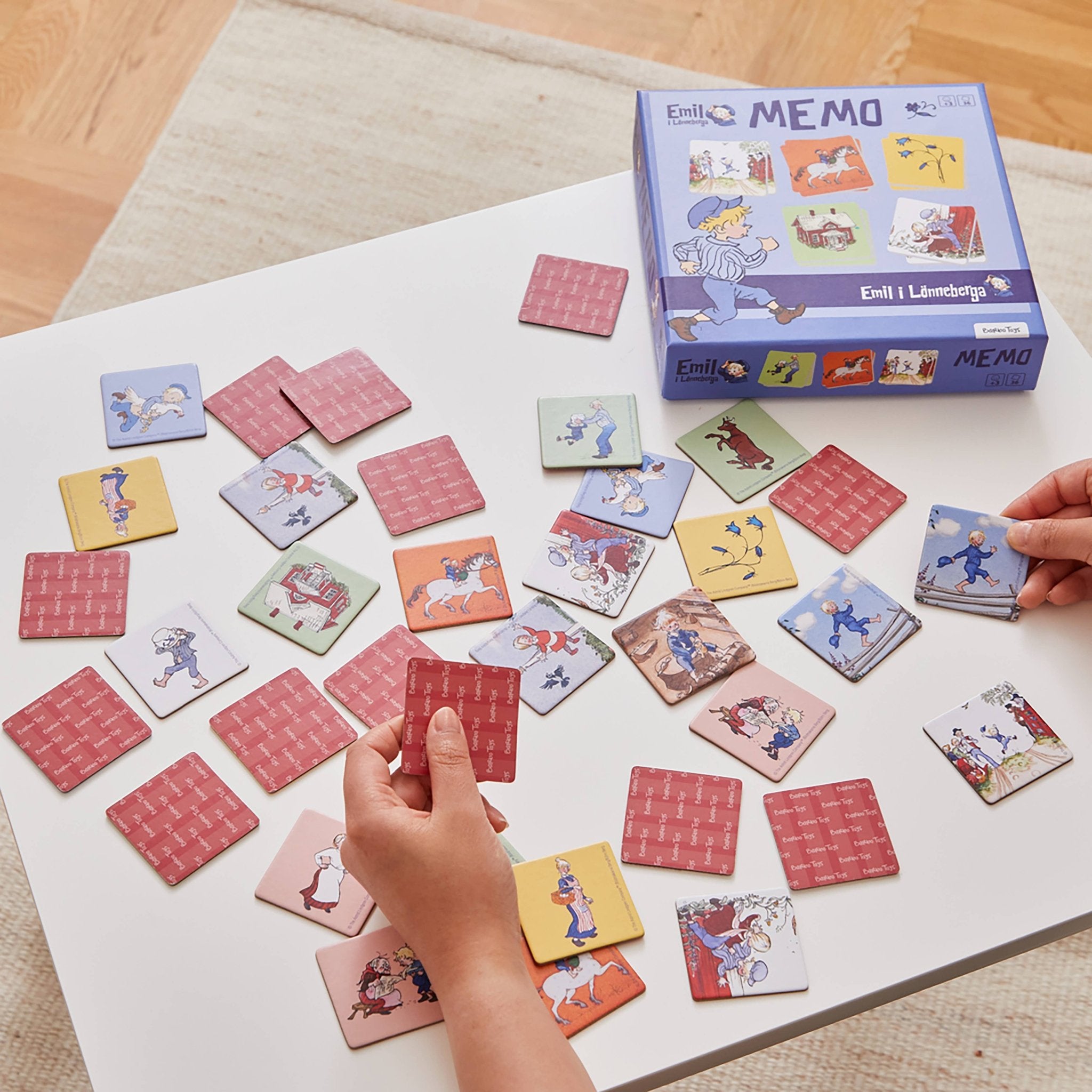 Emil - Quadratisches Memo für Kinder - Räuberkinder 4