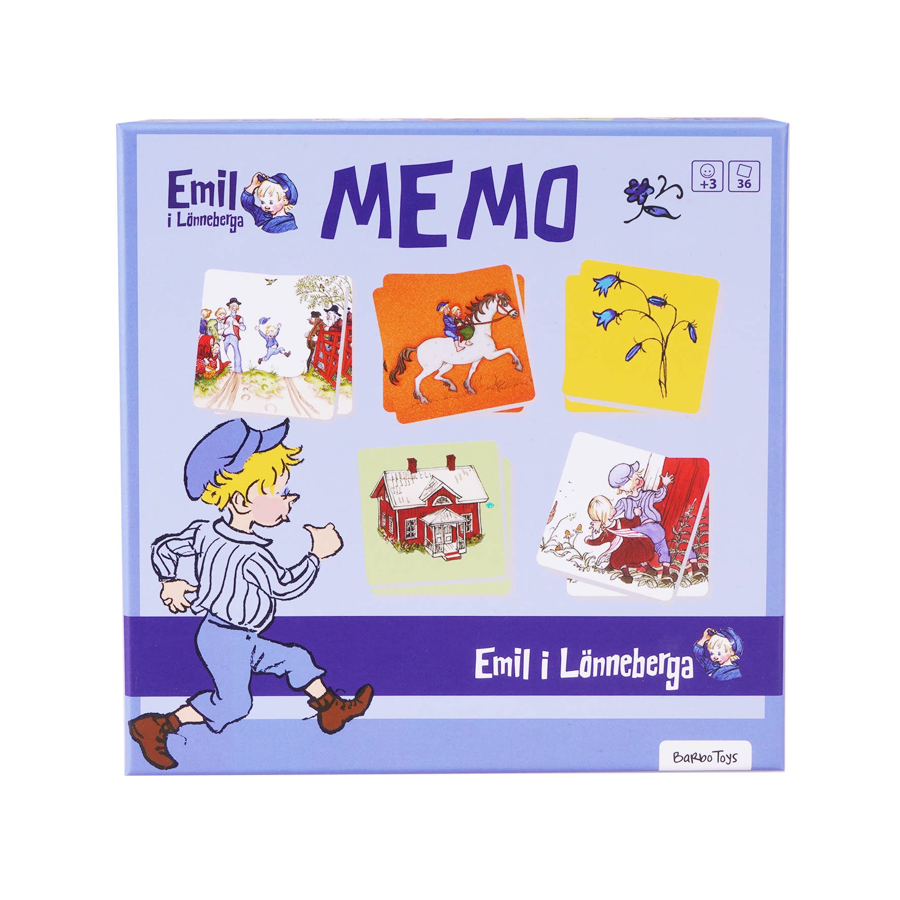 Emil - Quadratisches Memo für Kinder - Räuberkinder 2