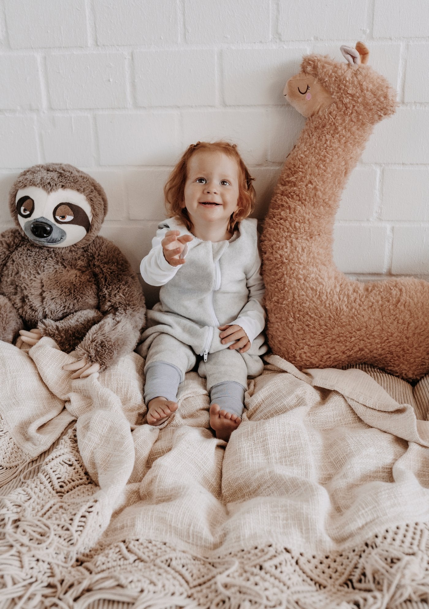 Ganzjahresschlafsack Grau - Räuberkinder