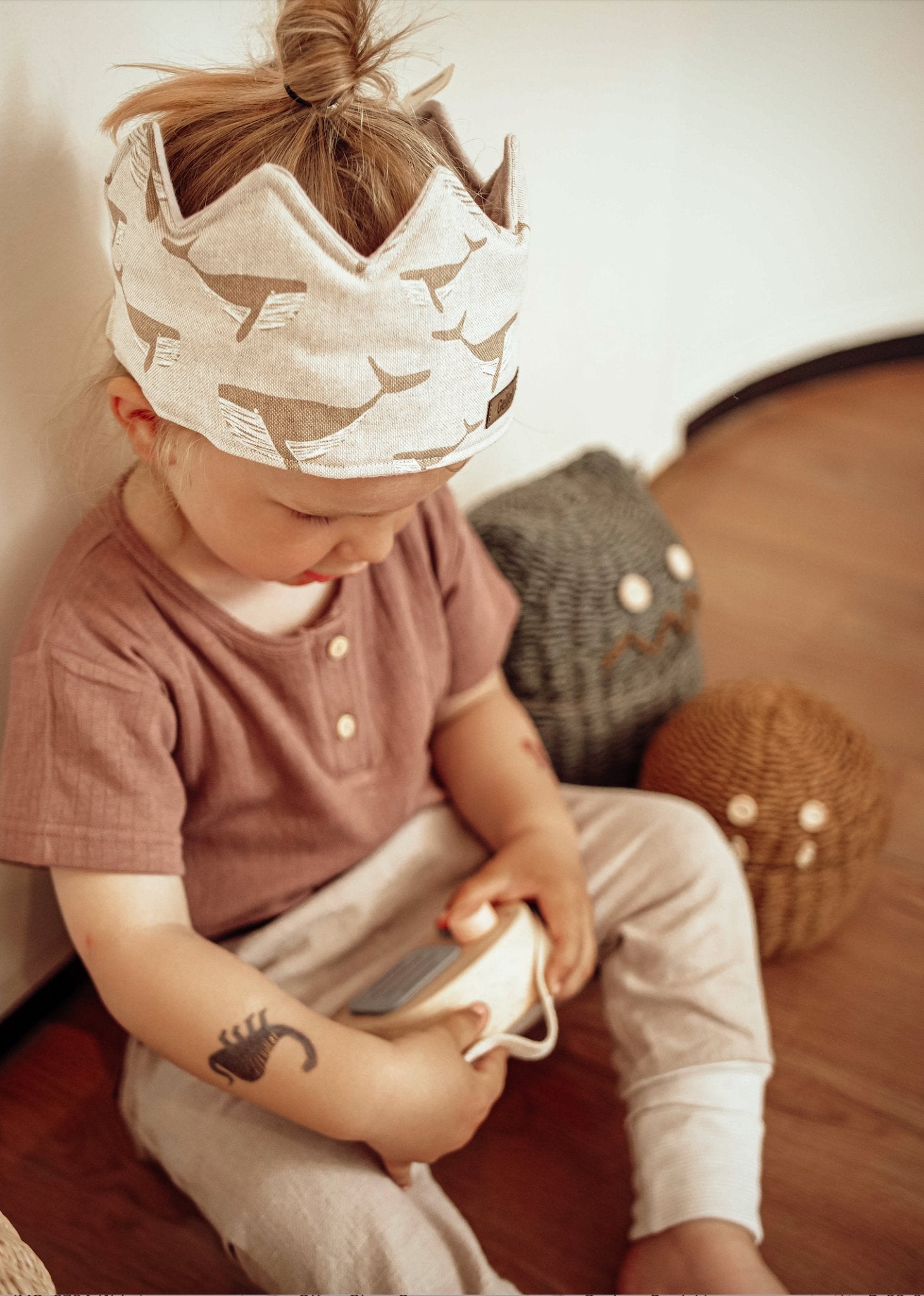 Geburtstagskrone "geliebt" - Räuberkinder