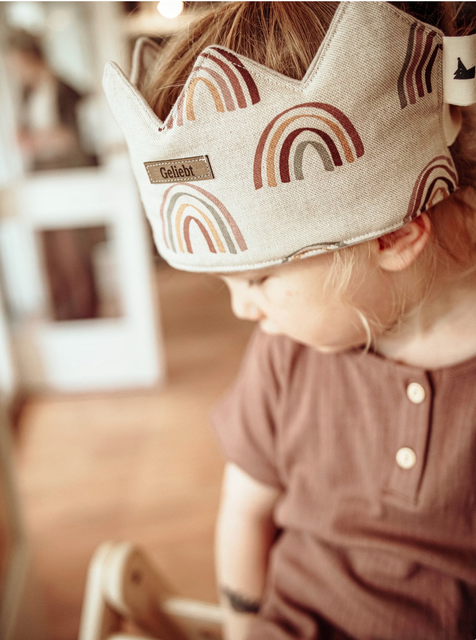 Geburtstagskrone "geliebt" - Räuberkinder