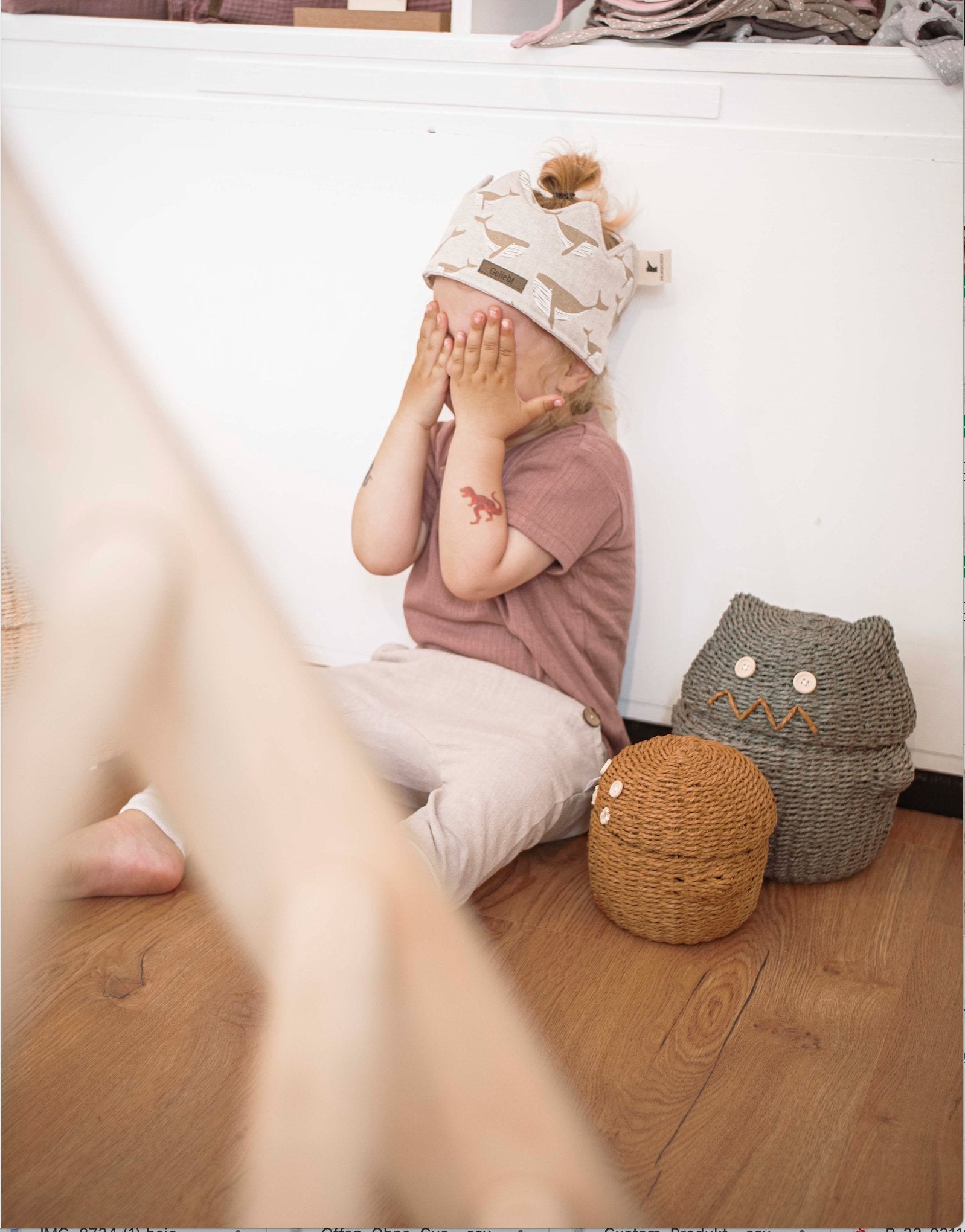 Geburtstagskrone "geliebt" - Räuberkinder