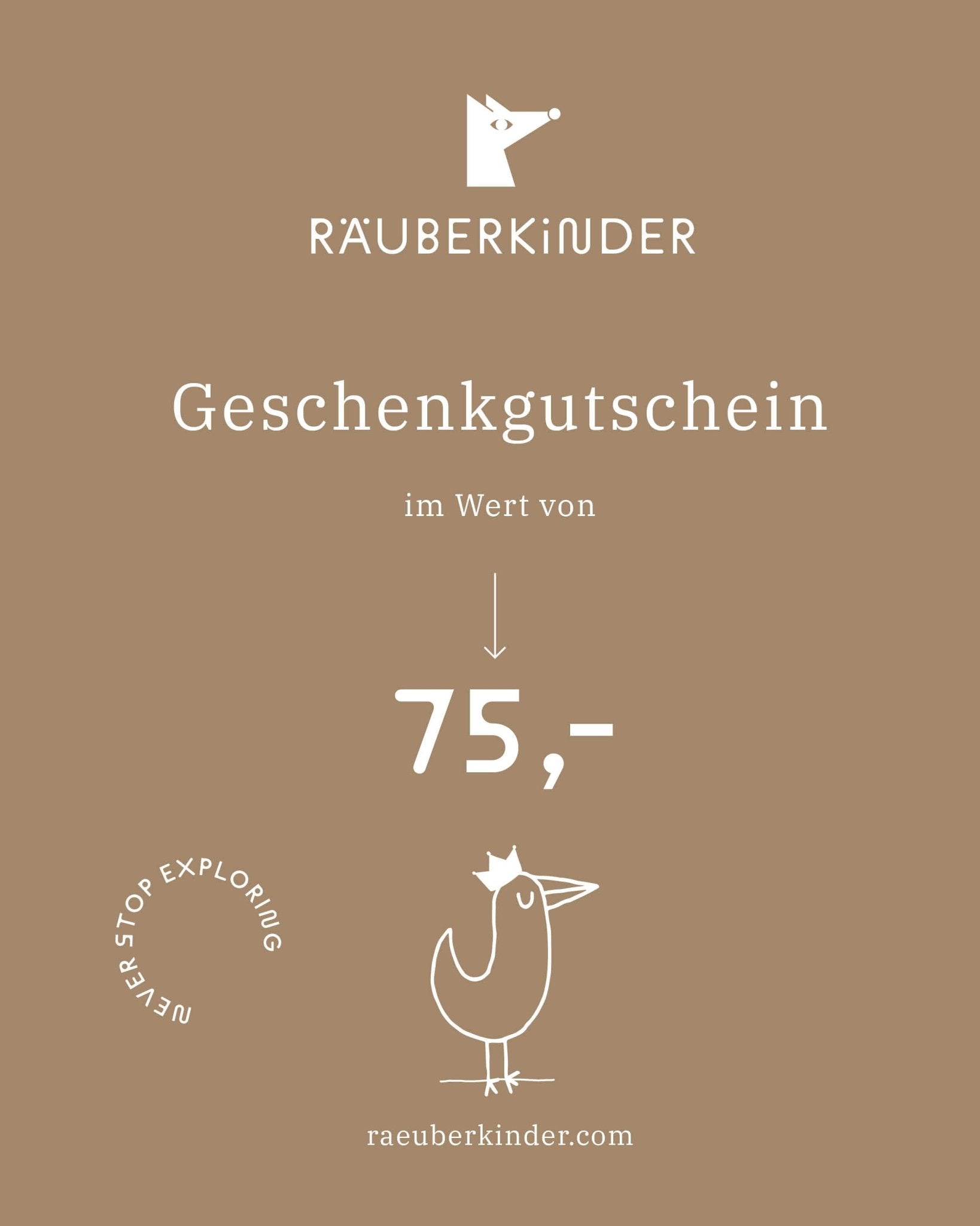 Geschenkgutschein - Räuberkinder