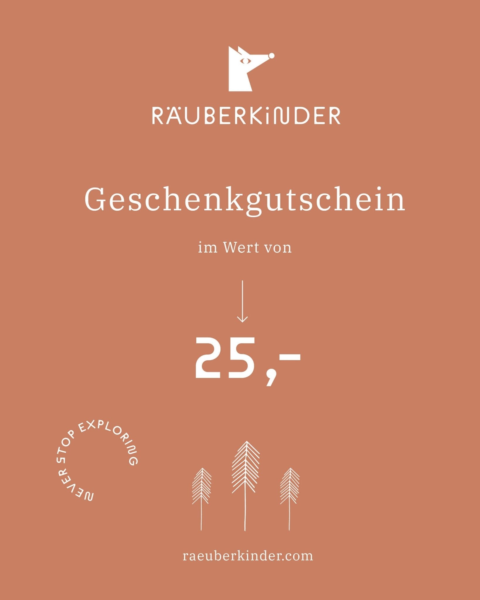 Geschenkgutschein - Räuberkinder