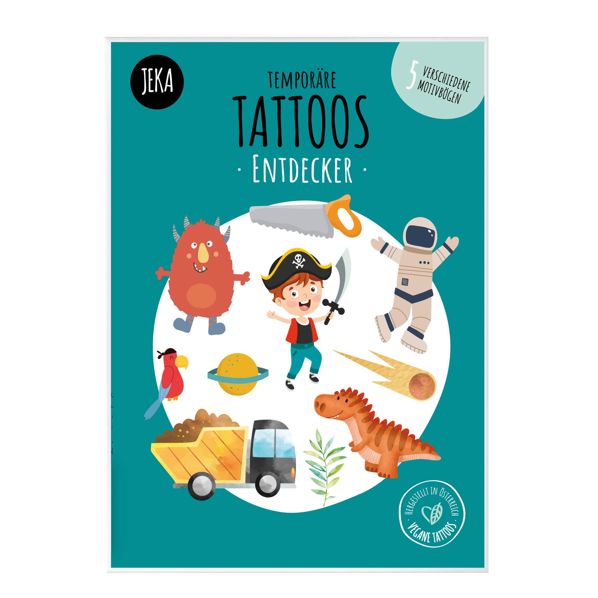 Kindertattoos "Entdecker" - Räuberkinder