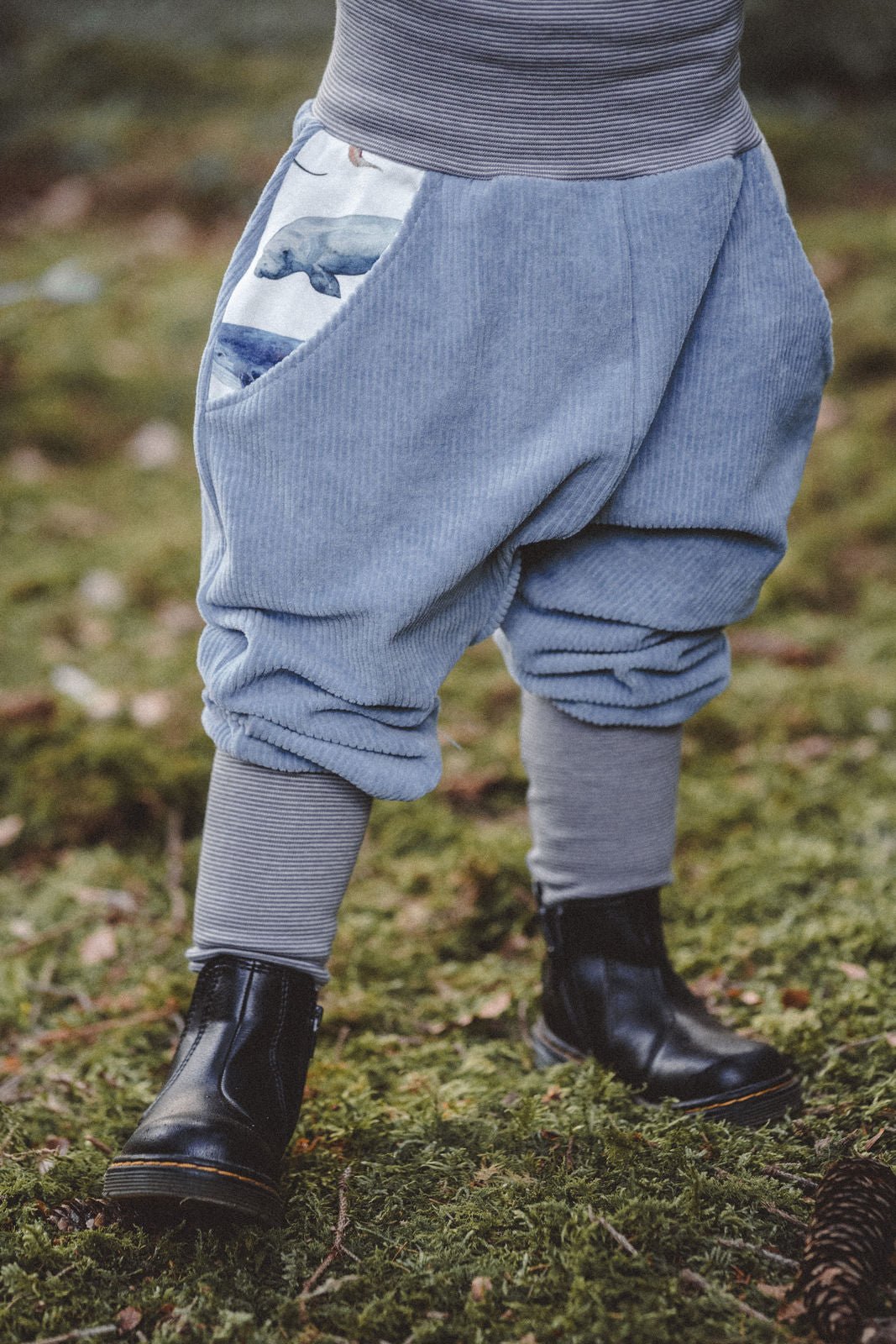 Knickerbocker Kinder in Hellblau / Meerestiere - Knickerbocker - Räuberkinder 1