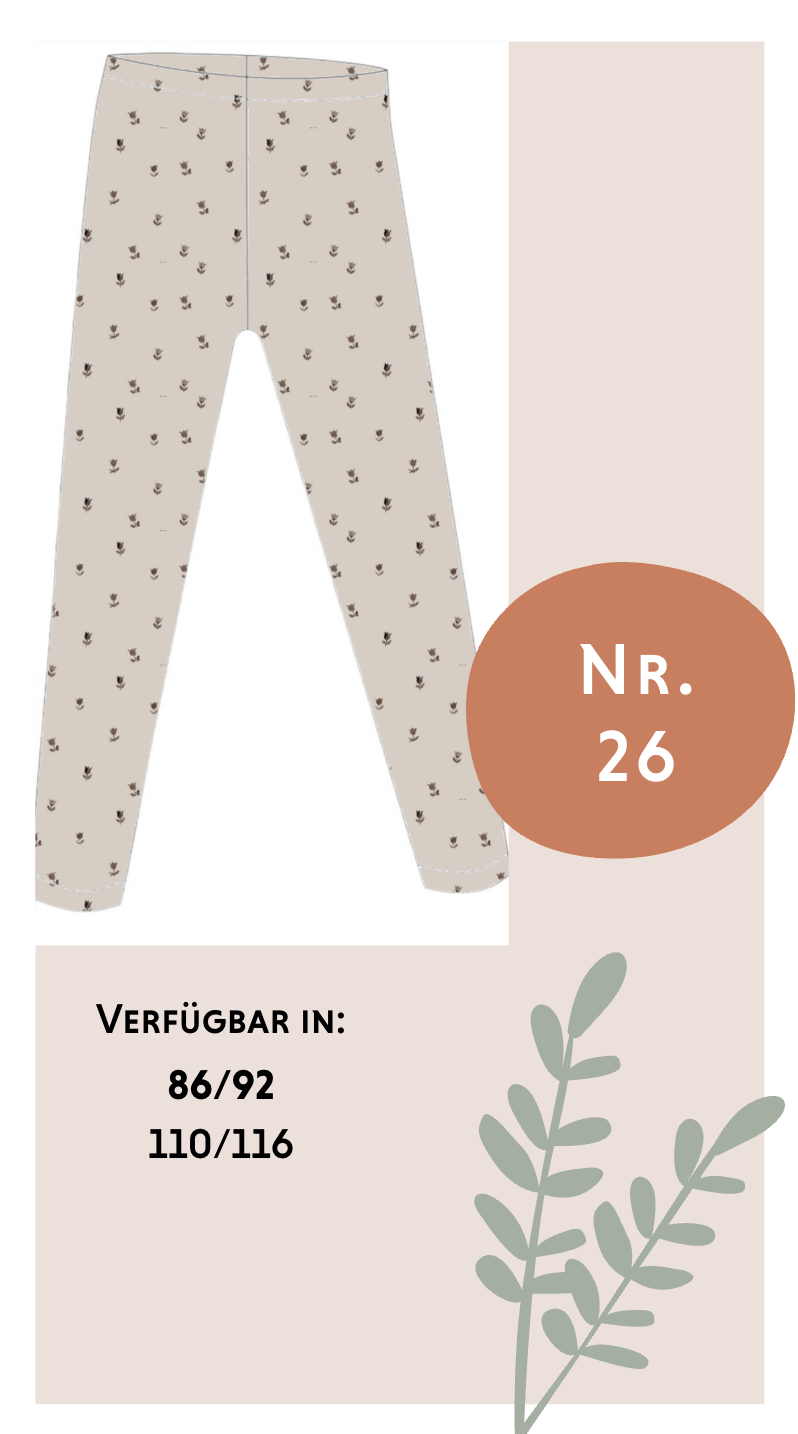Leggings Blumenliebe (Nr. 26) - Räuberkinder