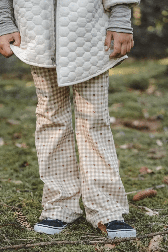 Leggings mit Schlag - Herzen Karo - Räuberkinder 1