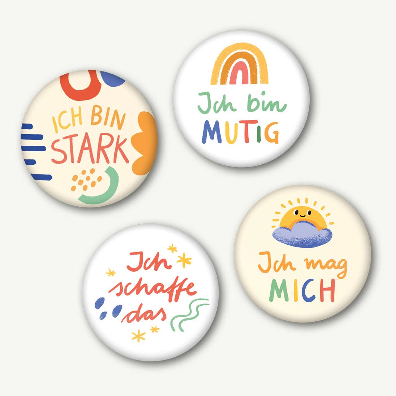 Magnet Affirmation Ich bin sicher 37 mm - Räuberkinder 4