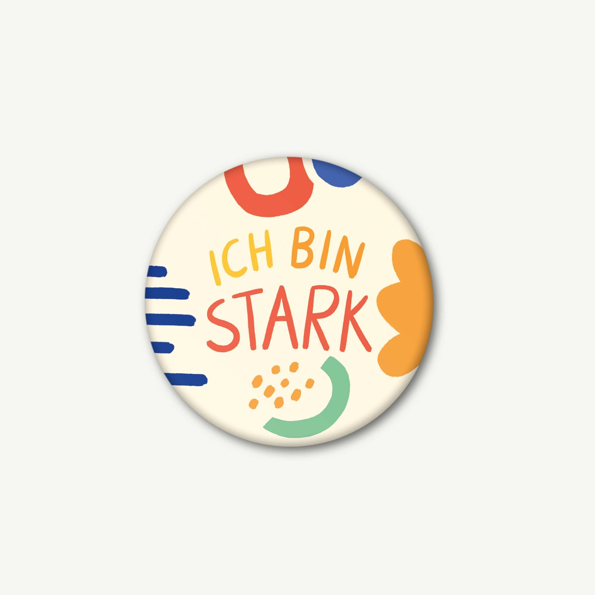 Magnet Affirmation Ich bin stark 37 mm - Räuberkinder 1