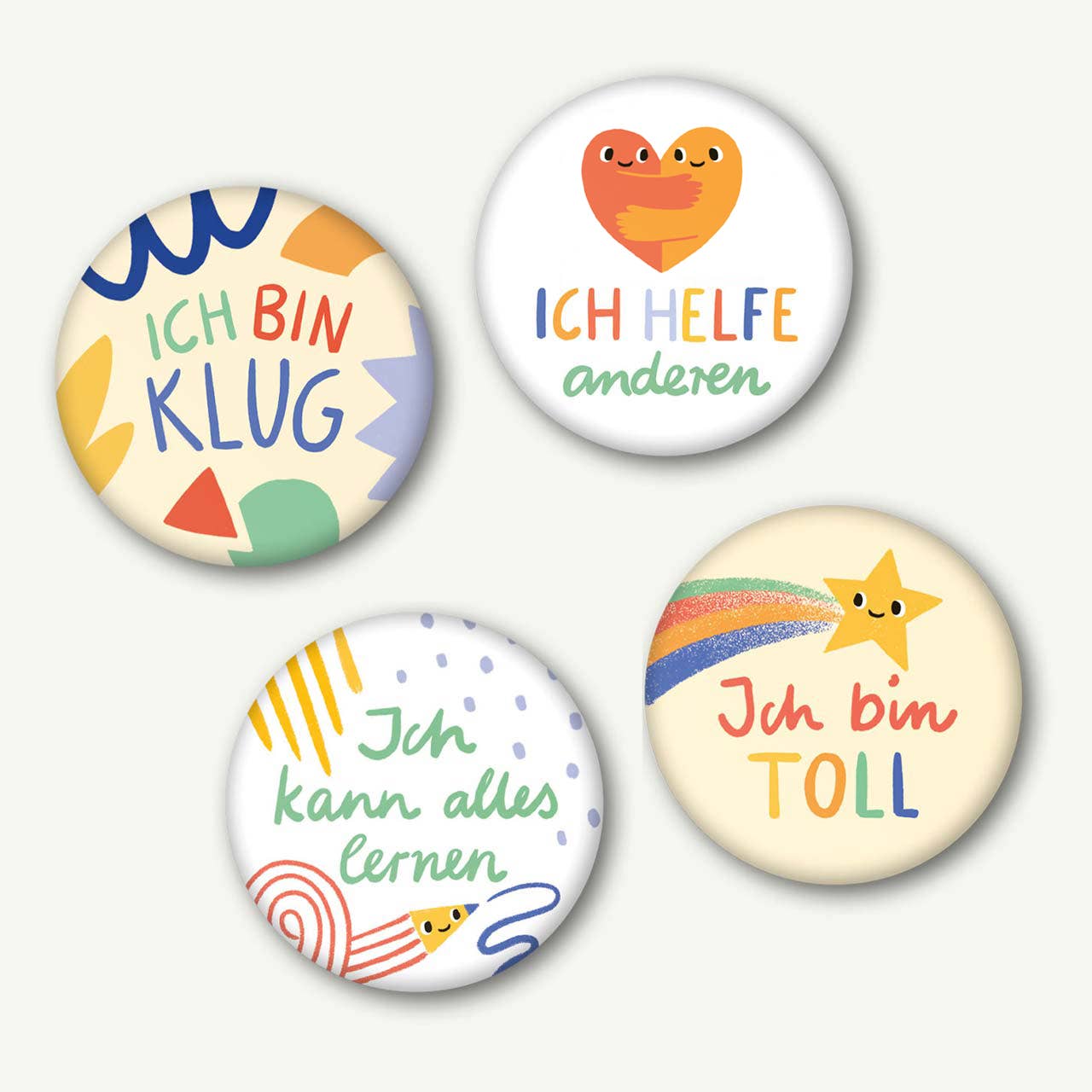 Magnet Affirmation Ich bin stark 37 mm - Räuberkinder 3
