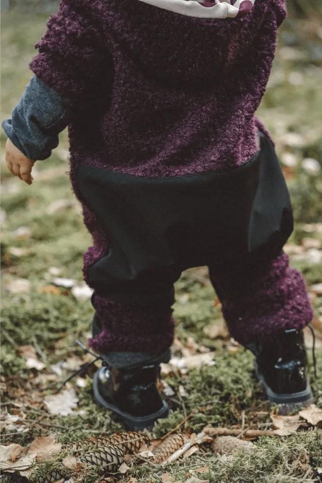 Matschkind Overall Kinder aus Teddyfell Bordeaux - Overall - Räuberkinder 4