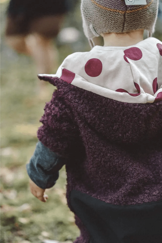 Matschkind Overall Kinder aus Teddyfell Bordeaux - Overall - Räuberkinder 5