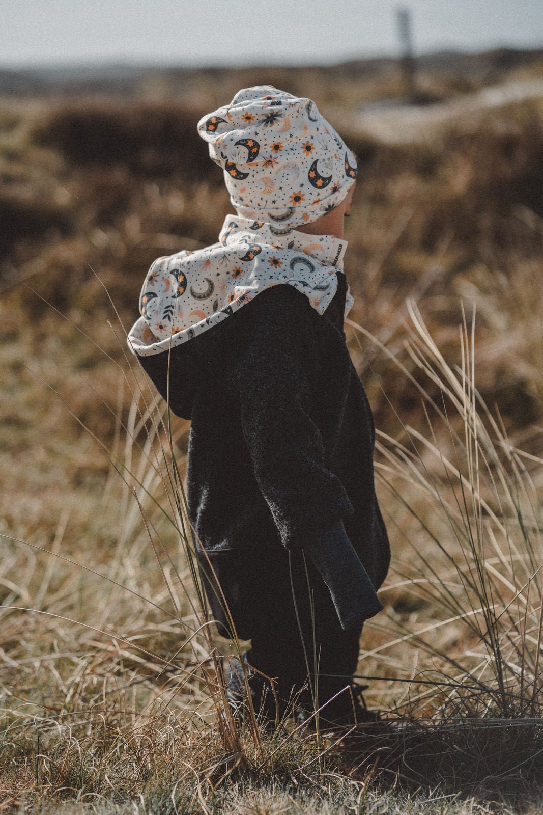 Matschkind Wollwalkoverall Anthrazit / Zaubermond - Räuberkinder