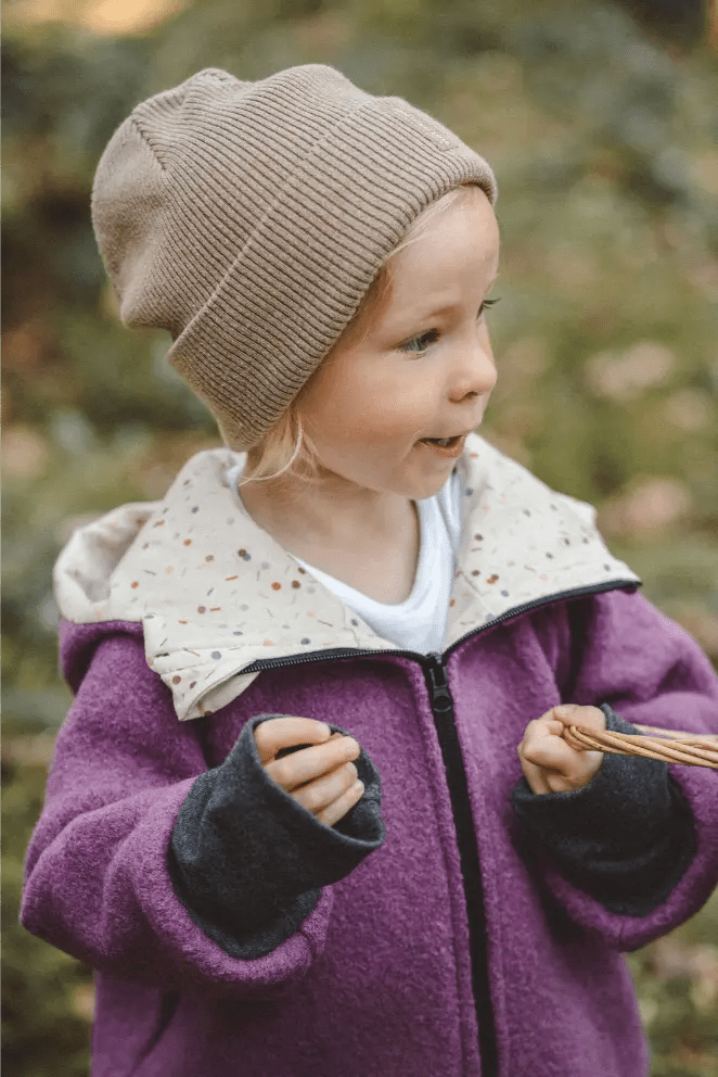 Matschkind Wollwalkoverall Kinder Beere mit Konfetti - Räuberkinder 4