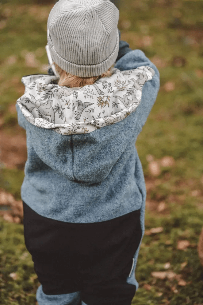 Matschkind Wollwalkoverall Kinder Mint mit Dinoparty - Overall - Räuberkinder 4