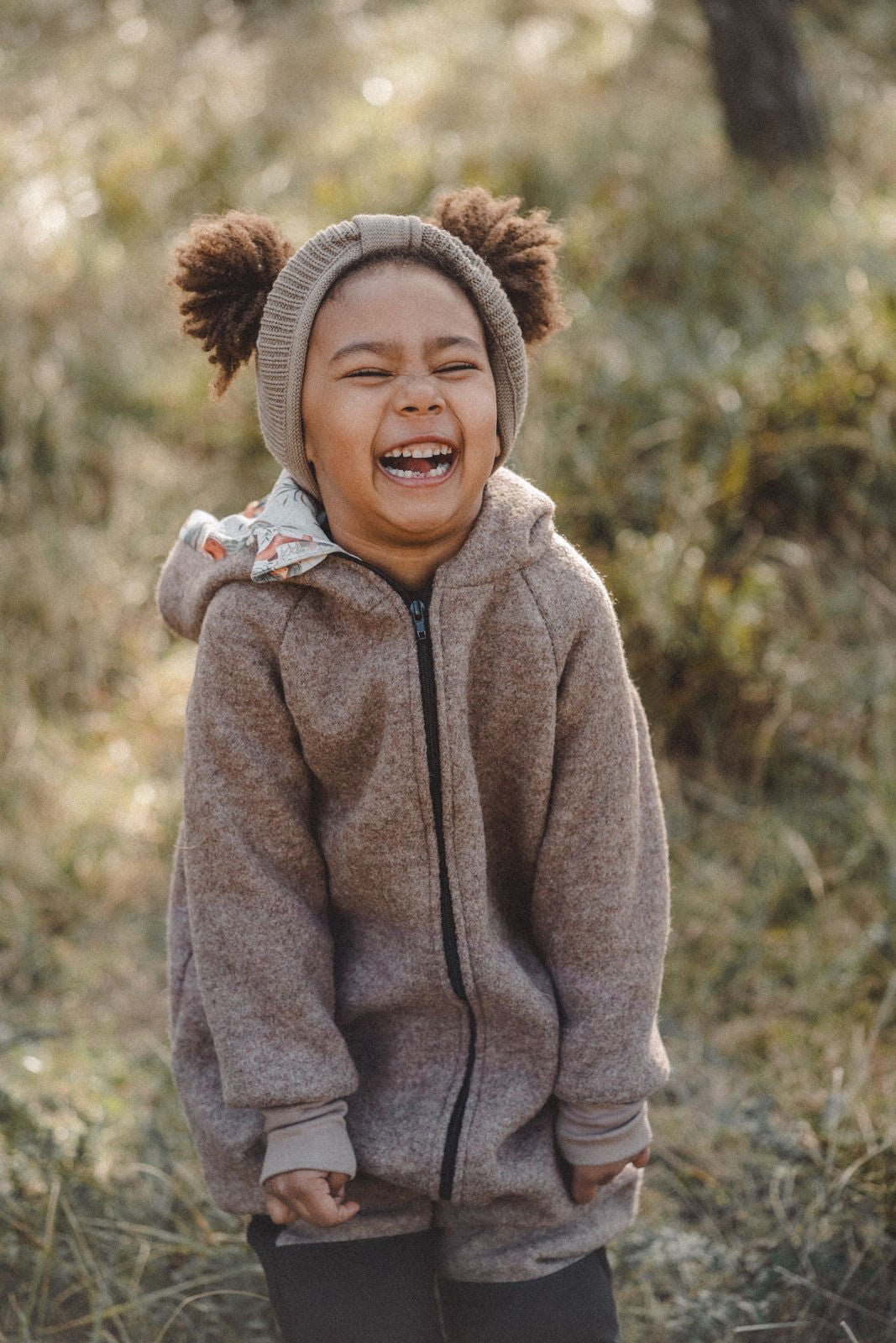 Matschkind Wollwalkoverall Taupe / Meerjungfrau - Räuberkinder