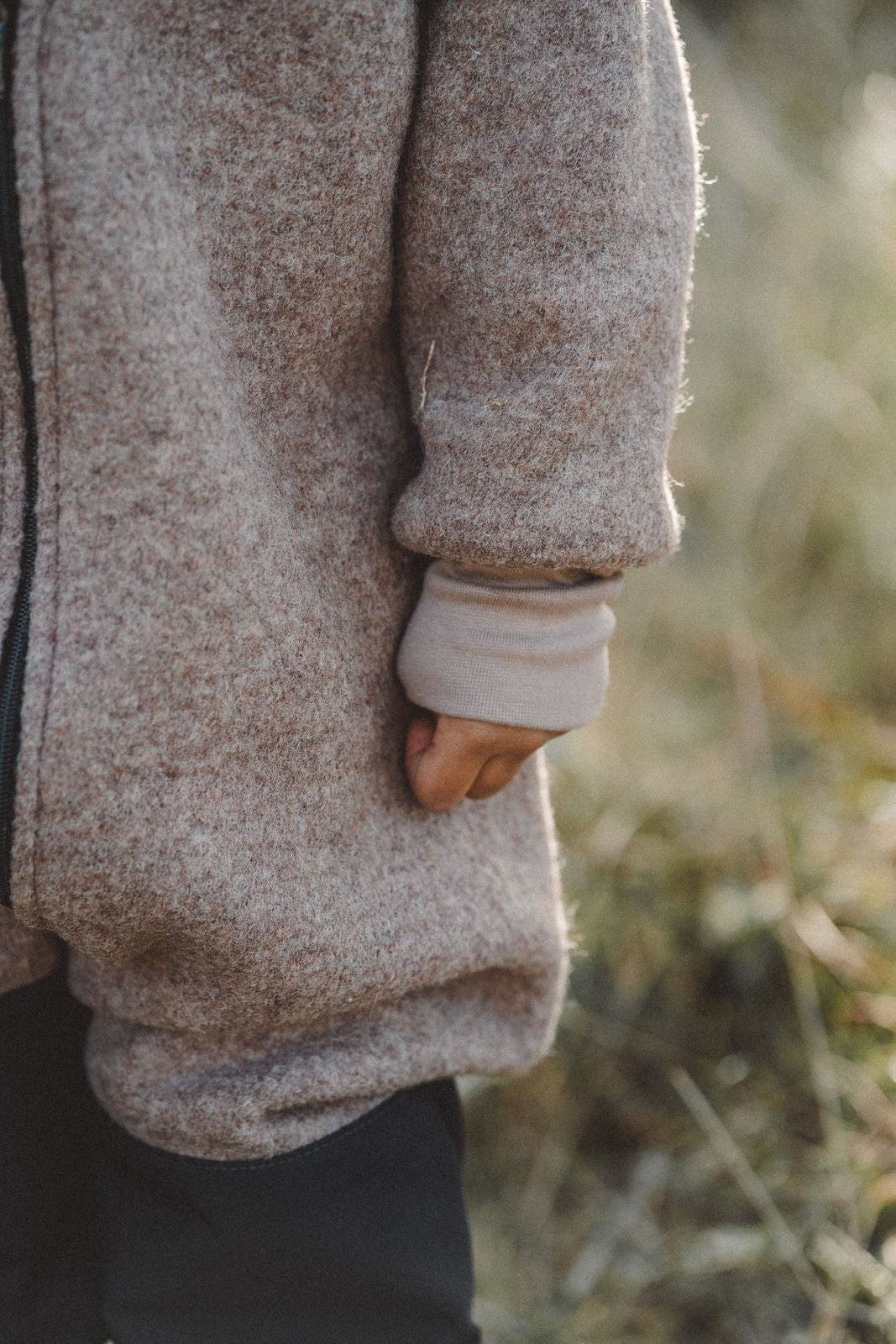 Matschkind Wollwalkoverall Taupe / Meerjungfrau - Räuberkinder