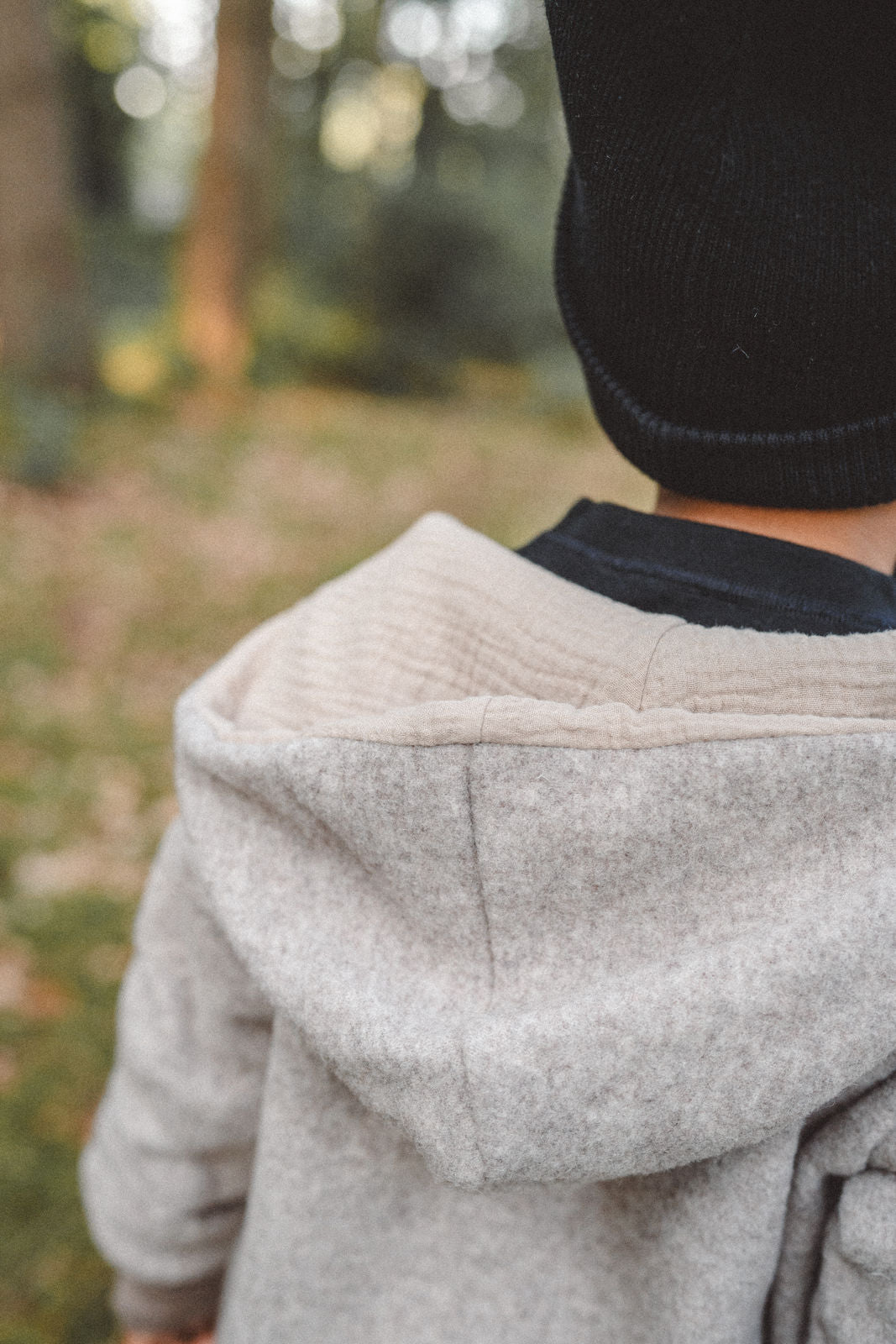 Merinofleece Jacke Kinder Kletterkind Sand - Räuberkinder 2