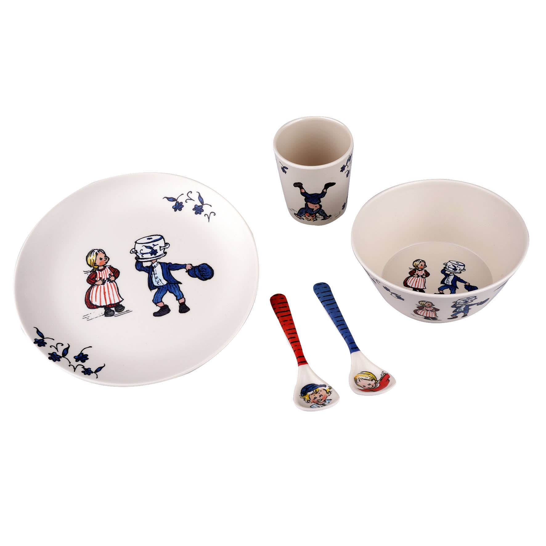 Michel aus Lönneberga 5 - tlg. Geschirr - Set - Räuberkinder