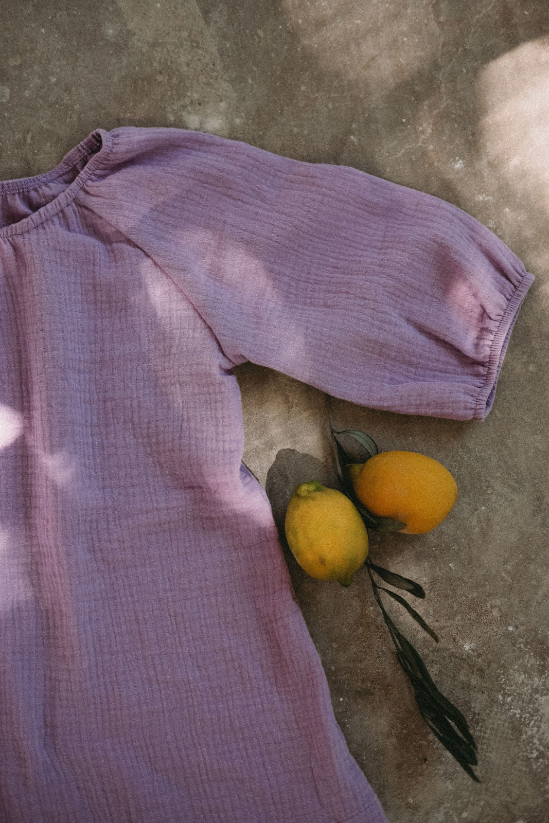 Musselinkleid Alva Flieder - Räuberkinder