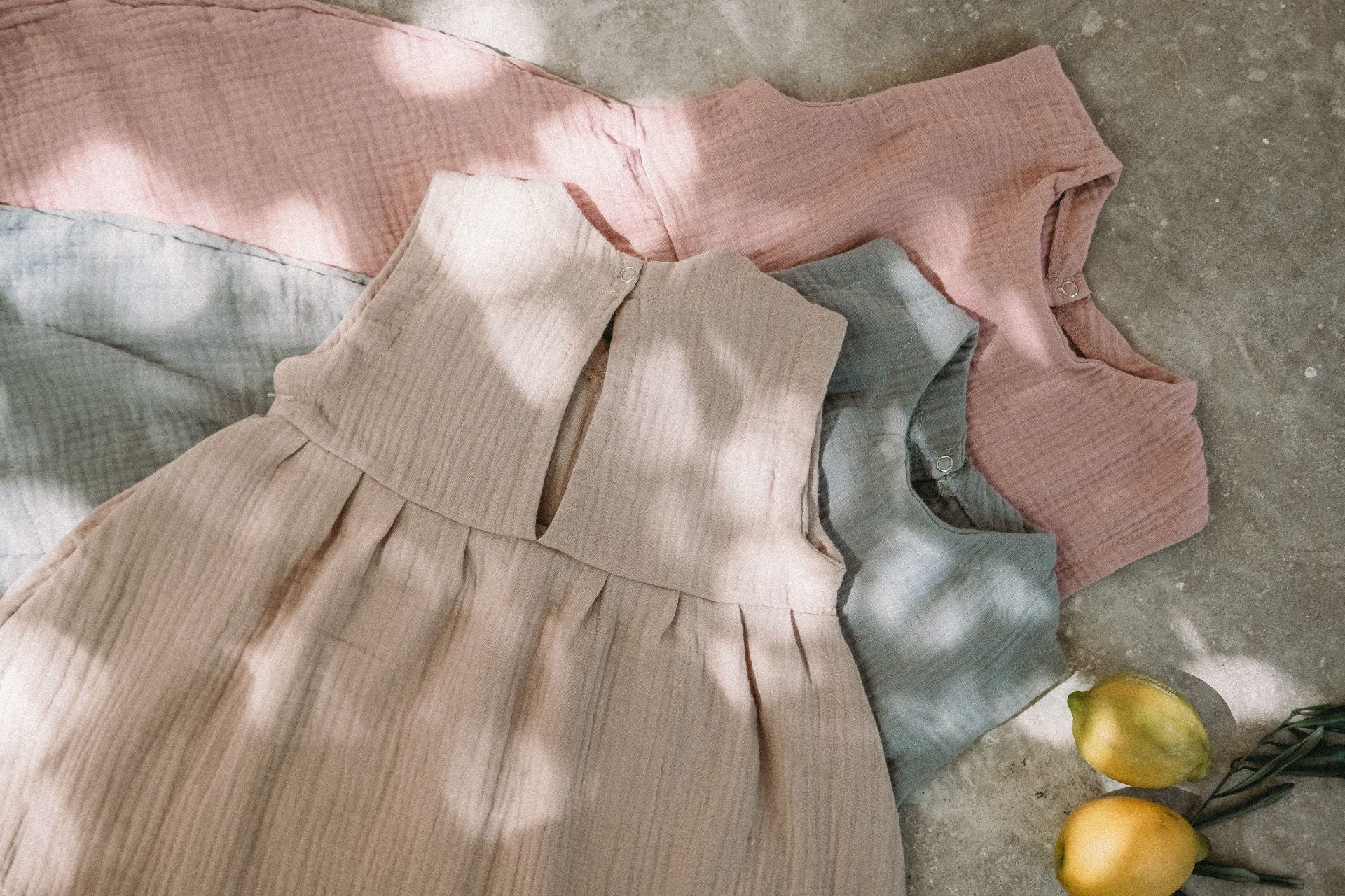 Musselinkleid Tilla Rose - Räuberkinder