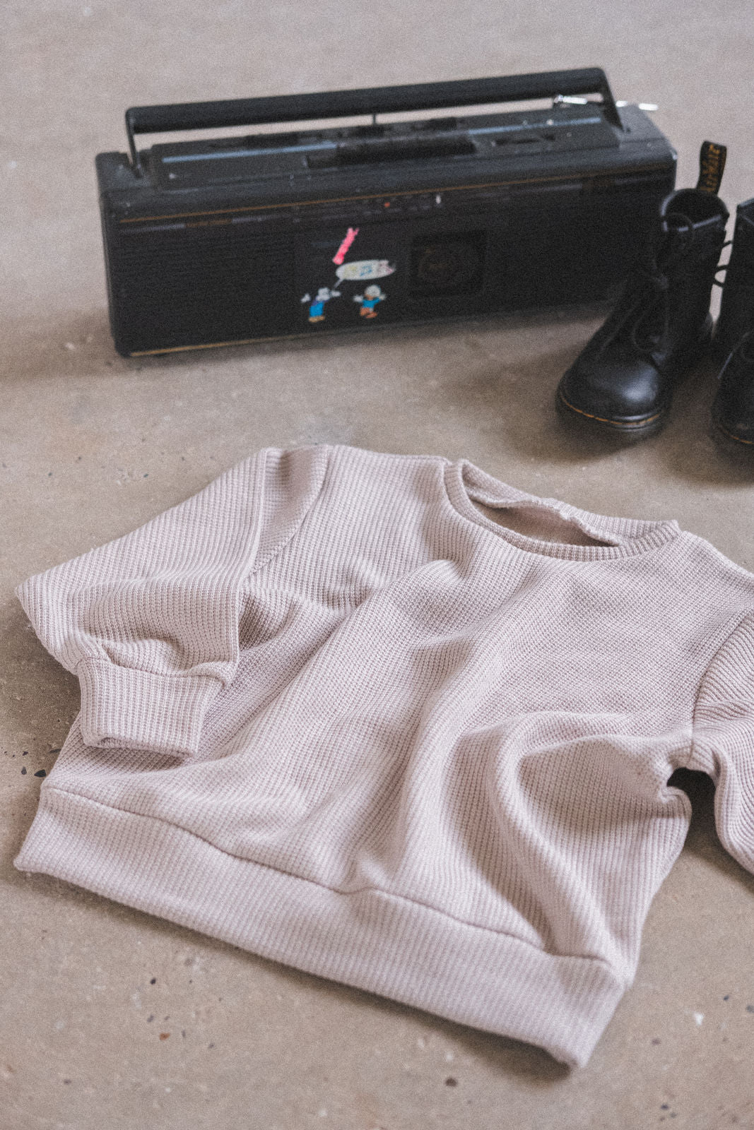 Oversize Shirt aus Feinstrick "Popcorn" - Räuberkinder