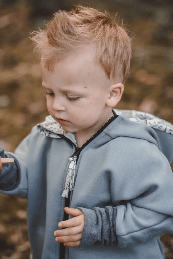 Oversize Sweatjacke Kinder Mint Dinoparty - Jacke - Räuberkinder 3