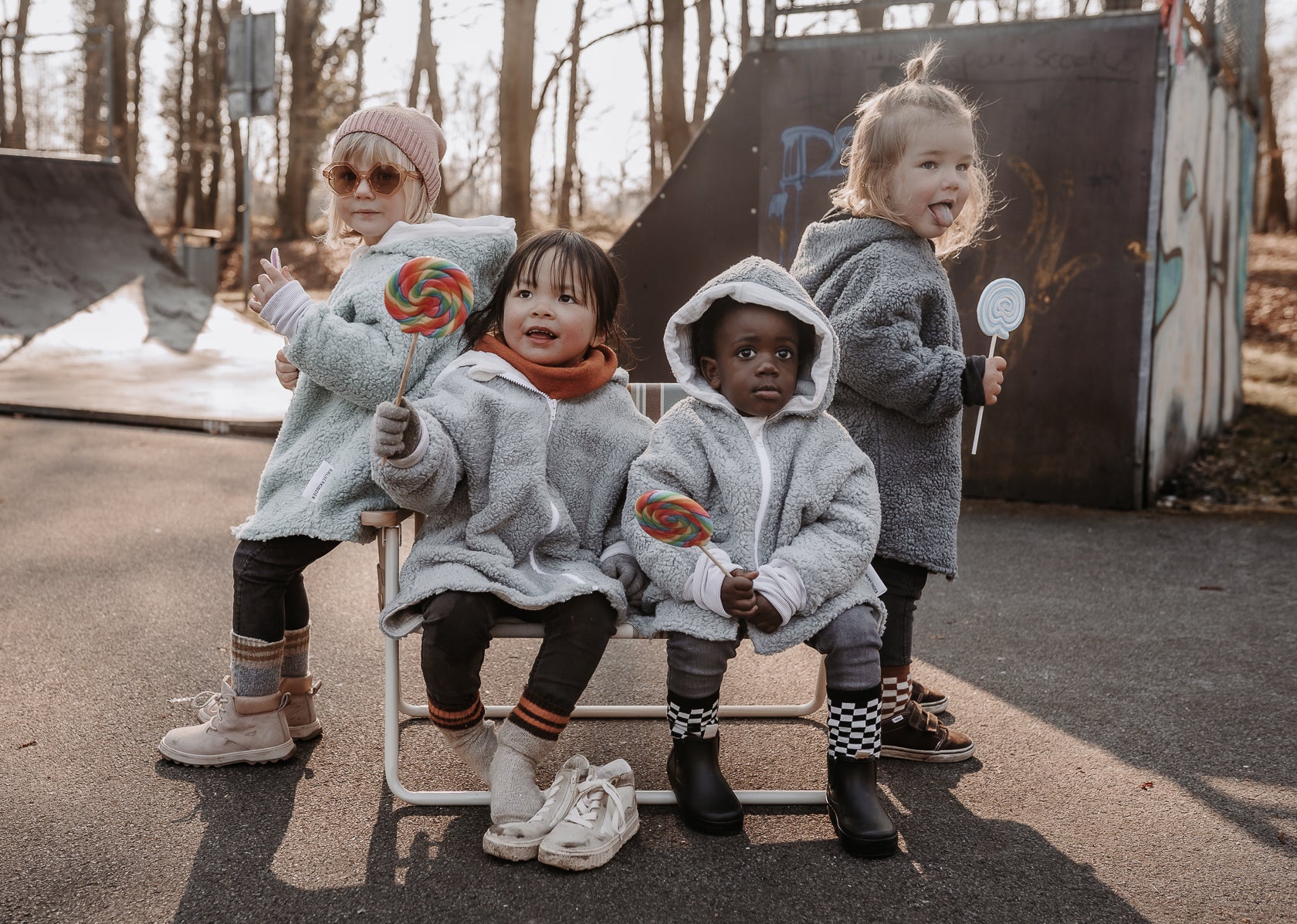 Oversizejacke Teddyfell Sand - Räuberkinder