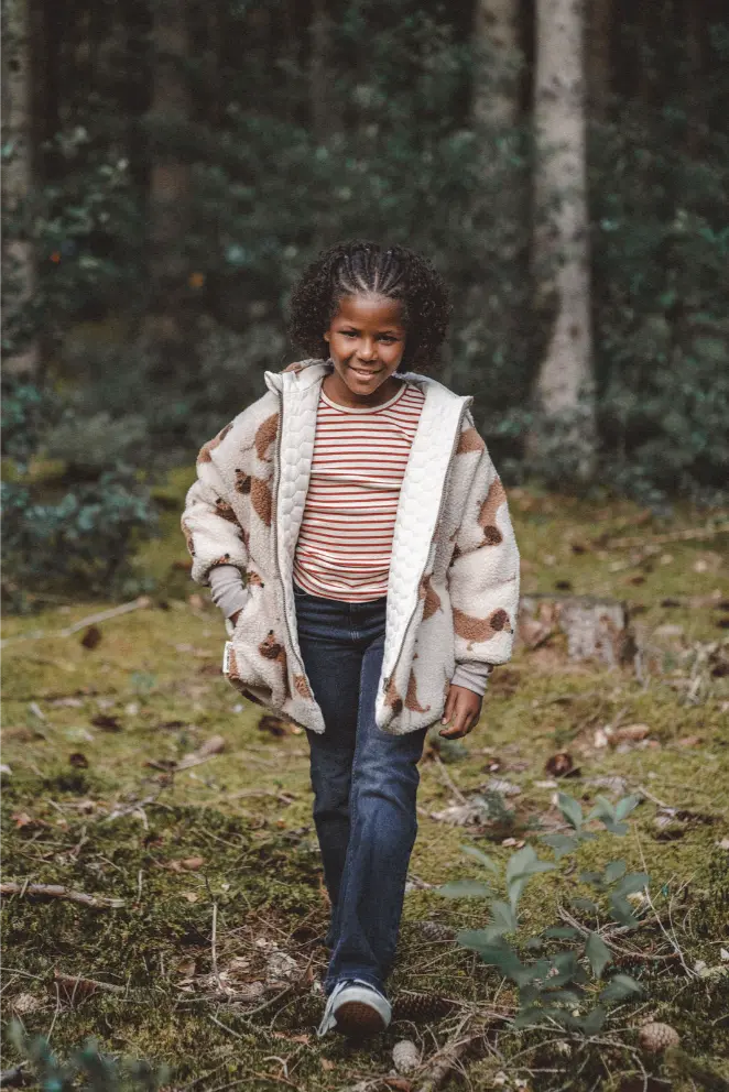 Wendejacke / Teddyjacke Kinder Dackel