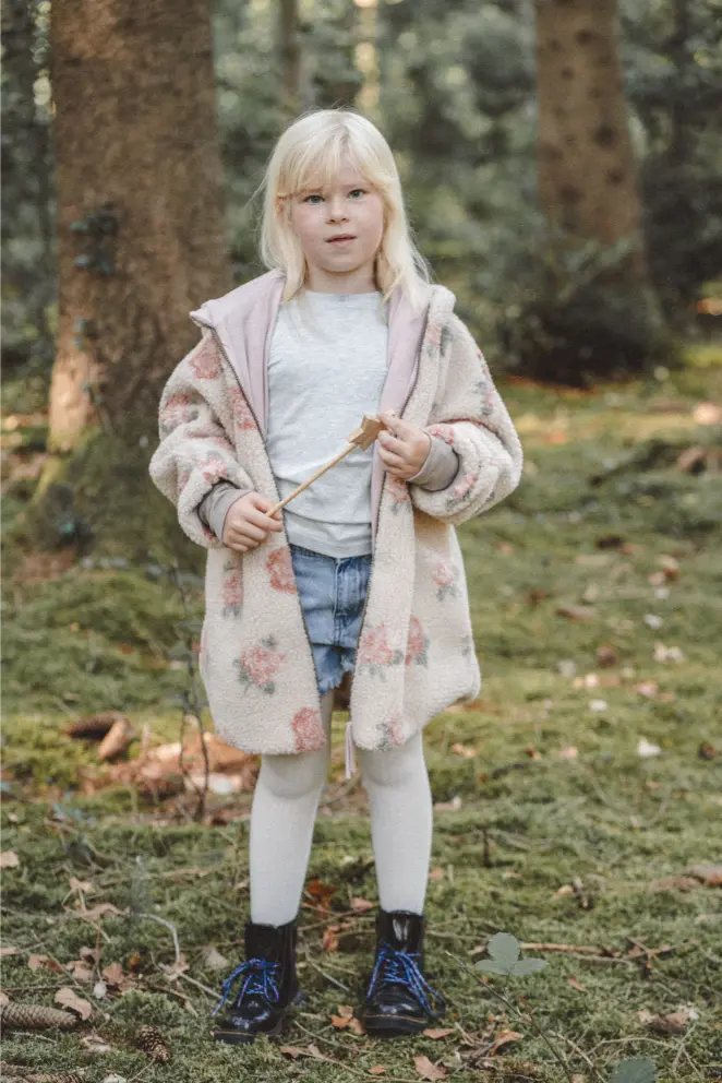 Teddyjacke Kinder Rose